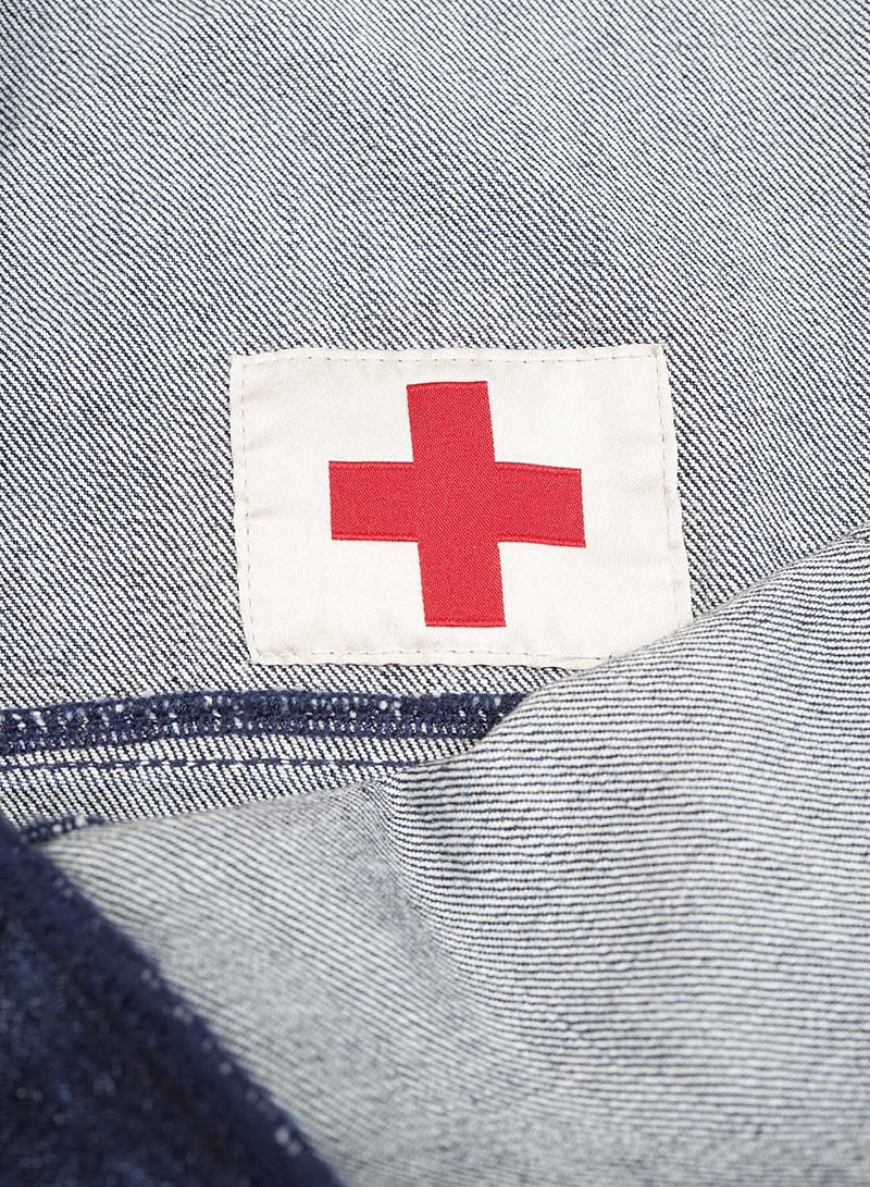 Railway Dungaree Denim in Washed Indigo 8