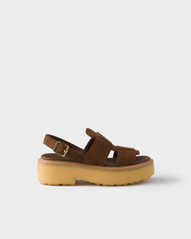 Prada Suede sandals outlook