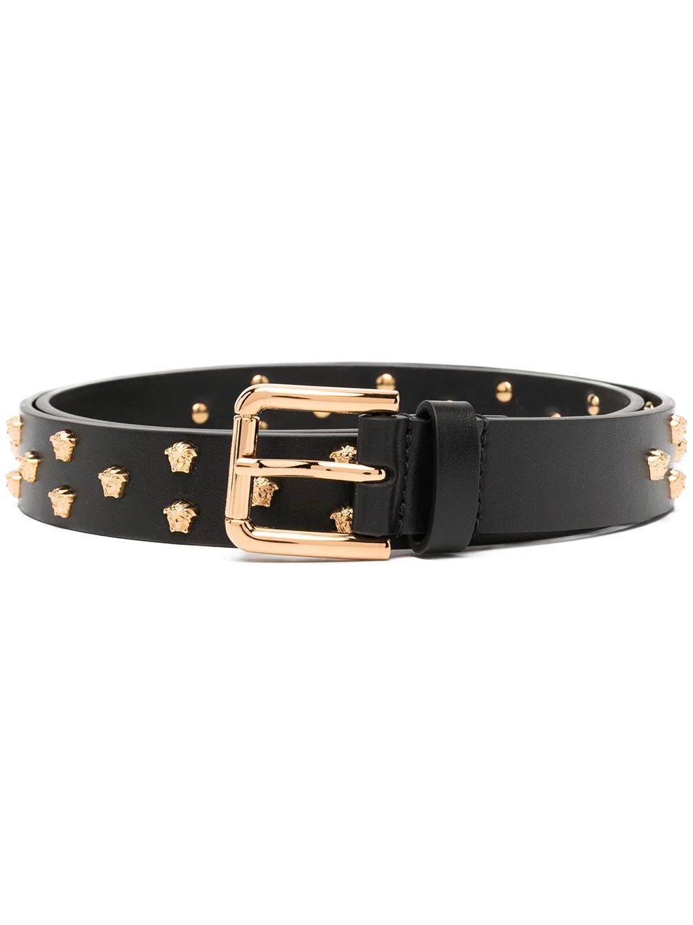 Medusa stud leather belt - 1