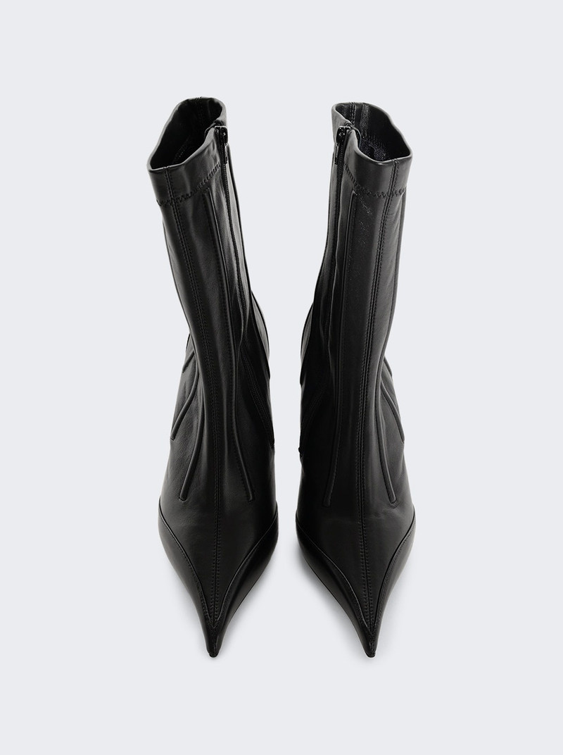 Corset Ankle Boot Nappa Black 5