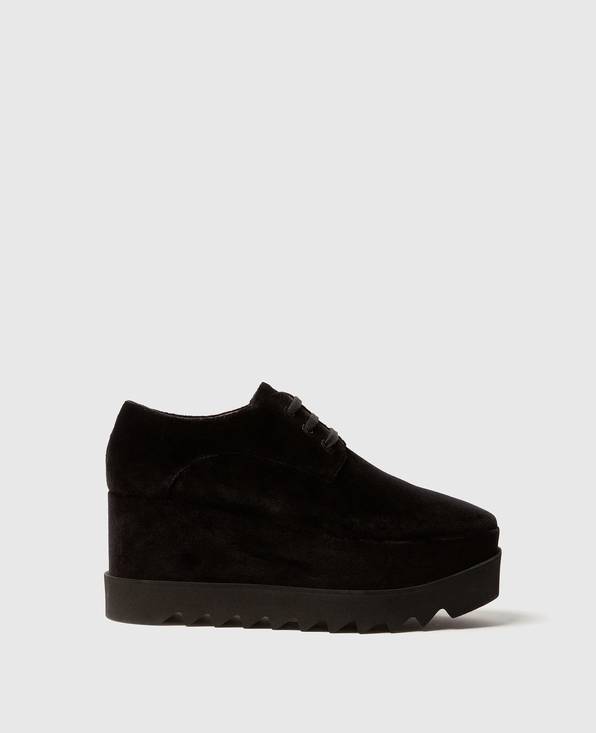 Elyse Velvet Platform Shoes - 1