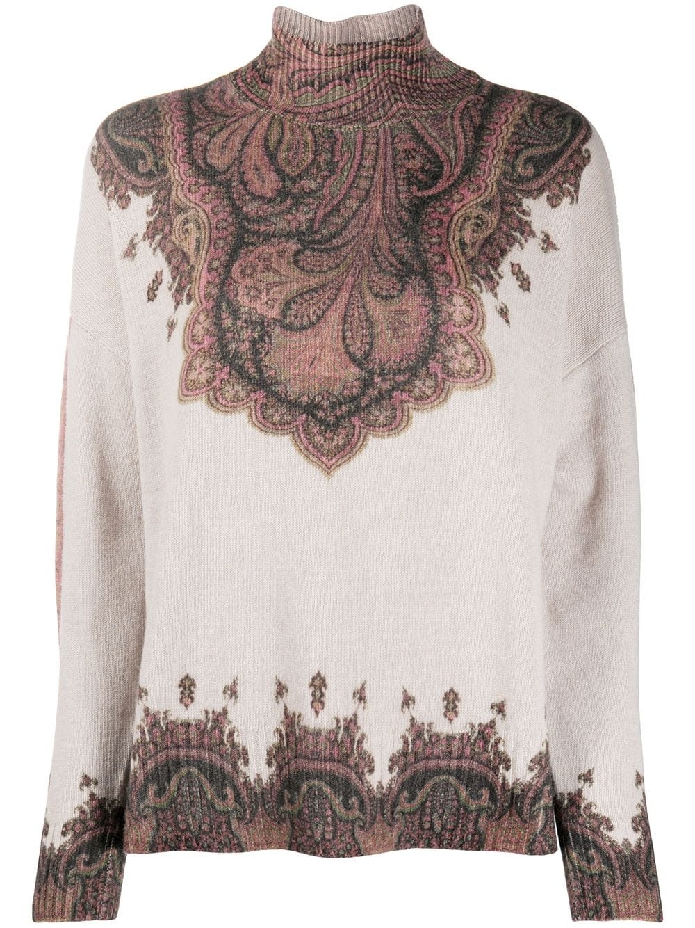 paisley-print jumper - 1