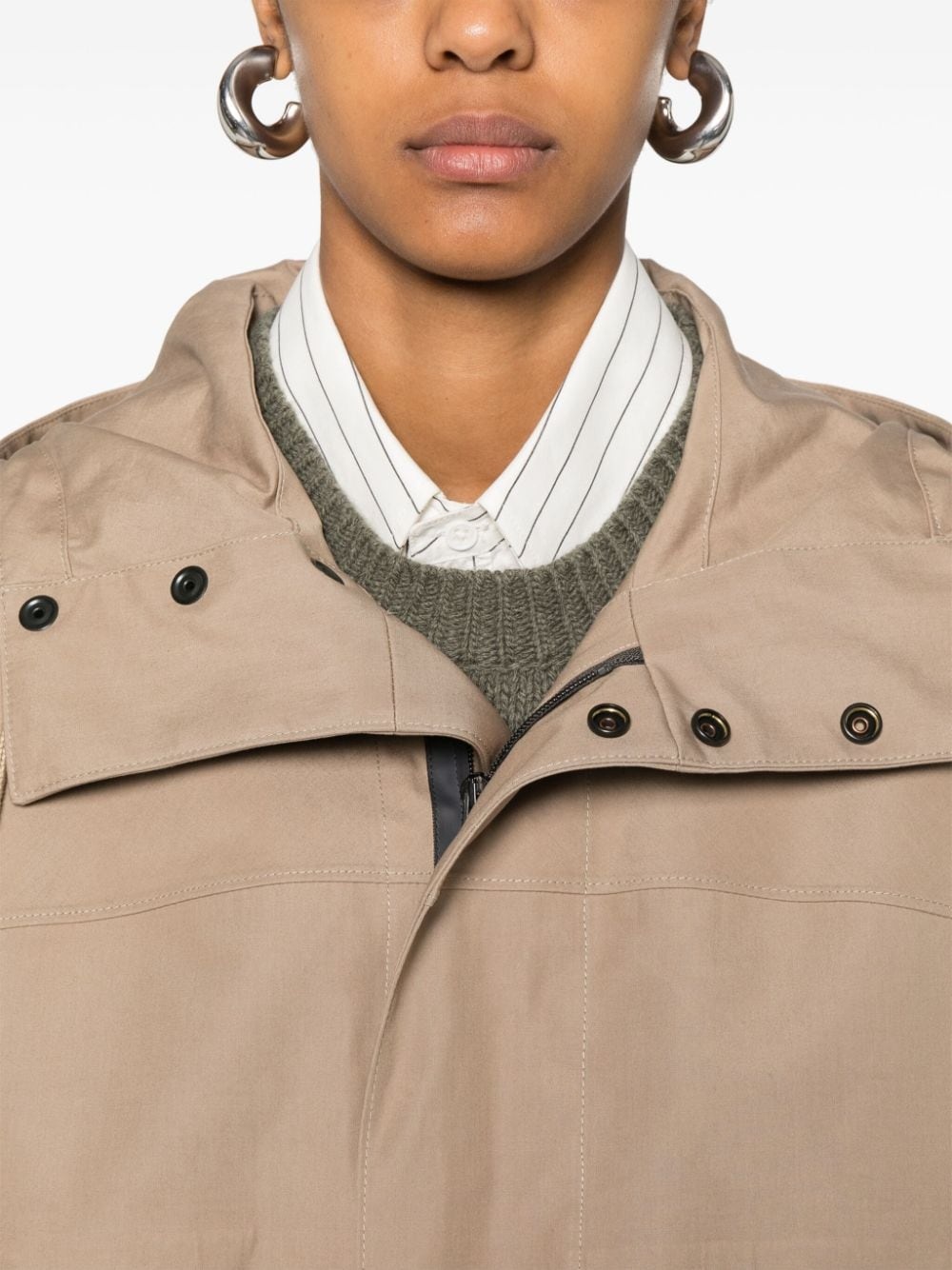 hooded raincoat - 5