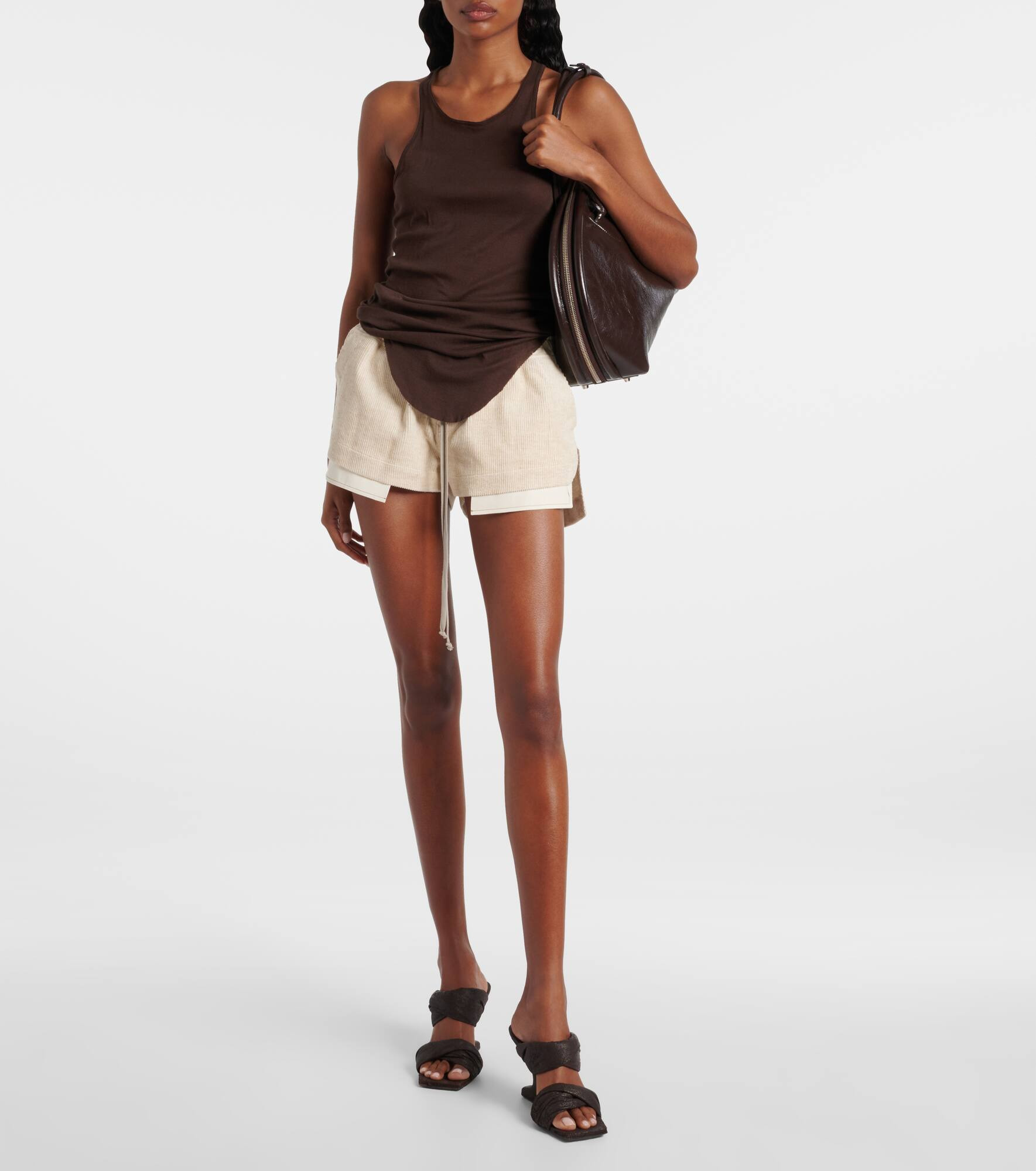 Fog cotton and linen Bermuda shorts - 2