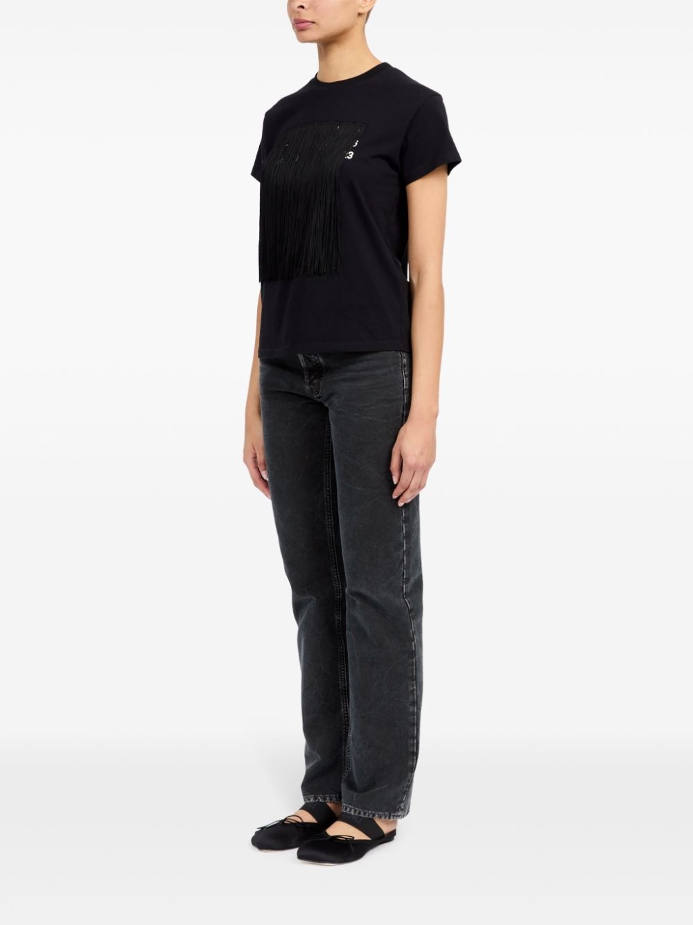 round neck T-shirt - 5