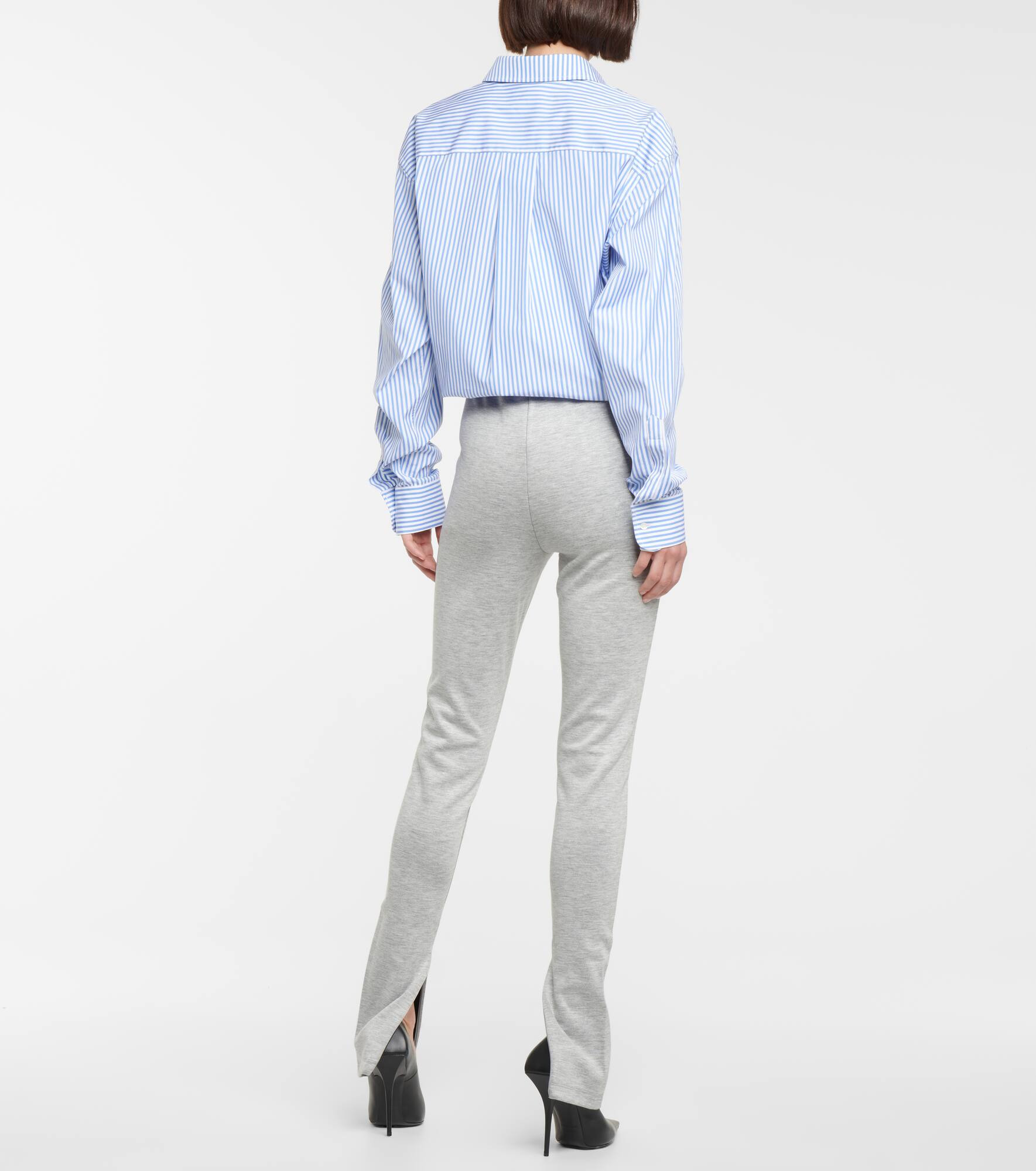 Jersey split-hem leggings - 3
