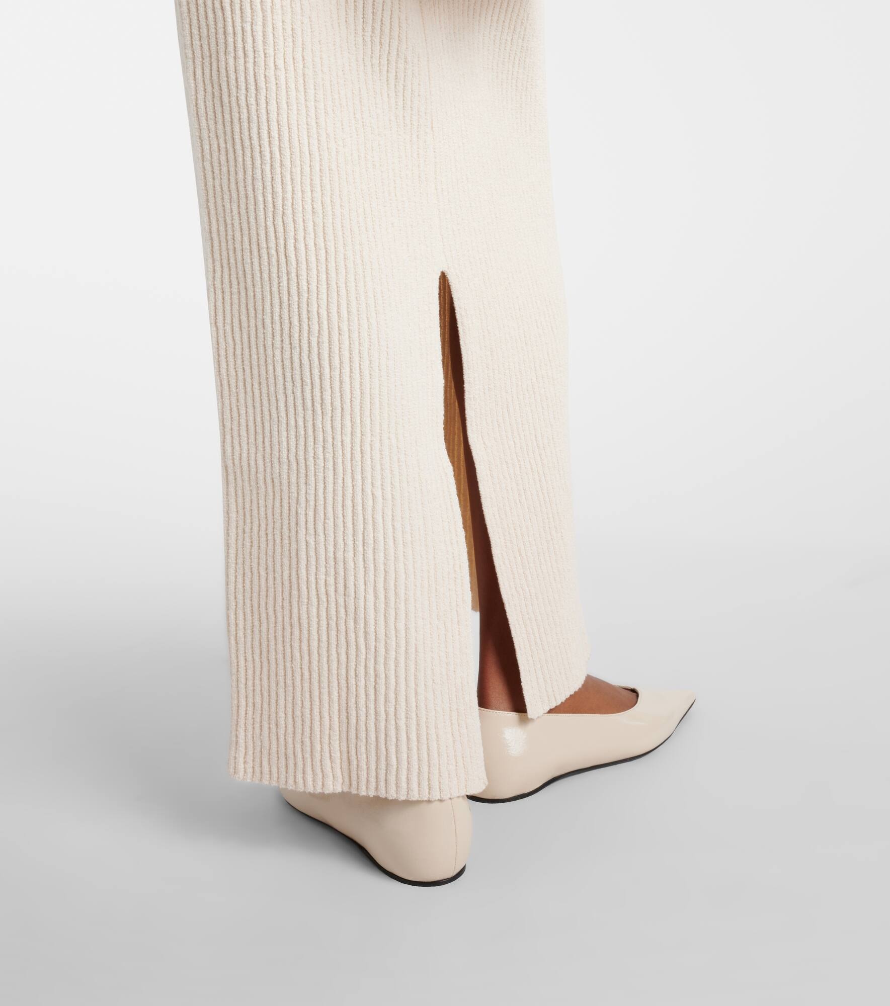 Cotton-blend bouclé maxi skirt - 5