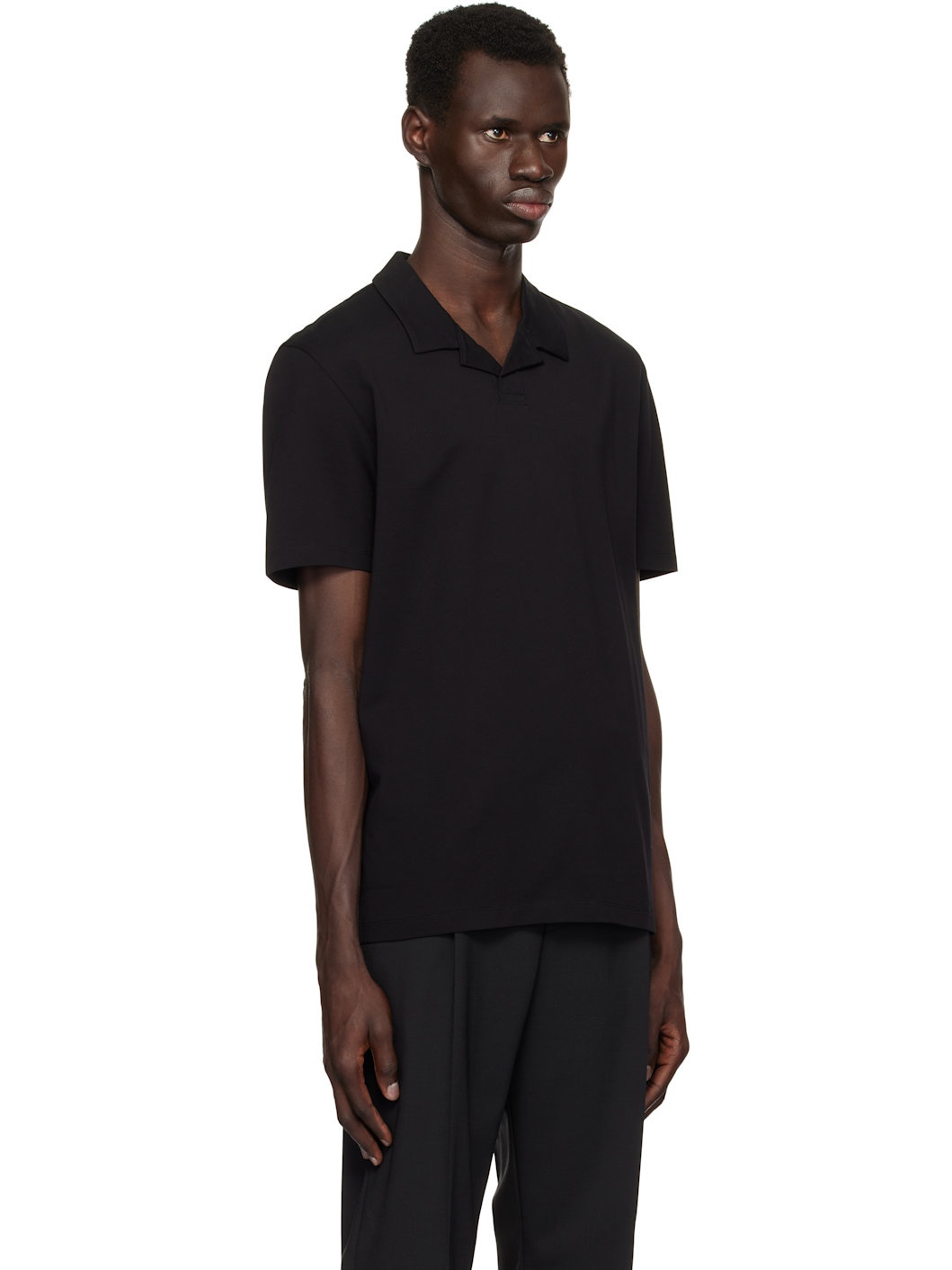 Black Bowling Polo - 2