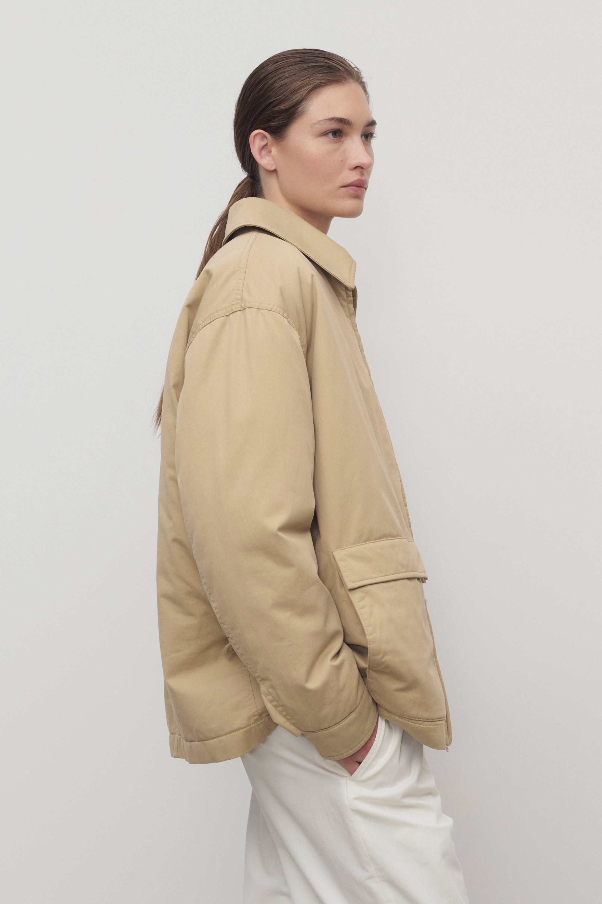 Aurelius Jacket in Cotton and Cashmere - 4