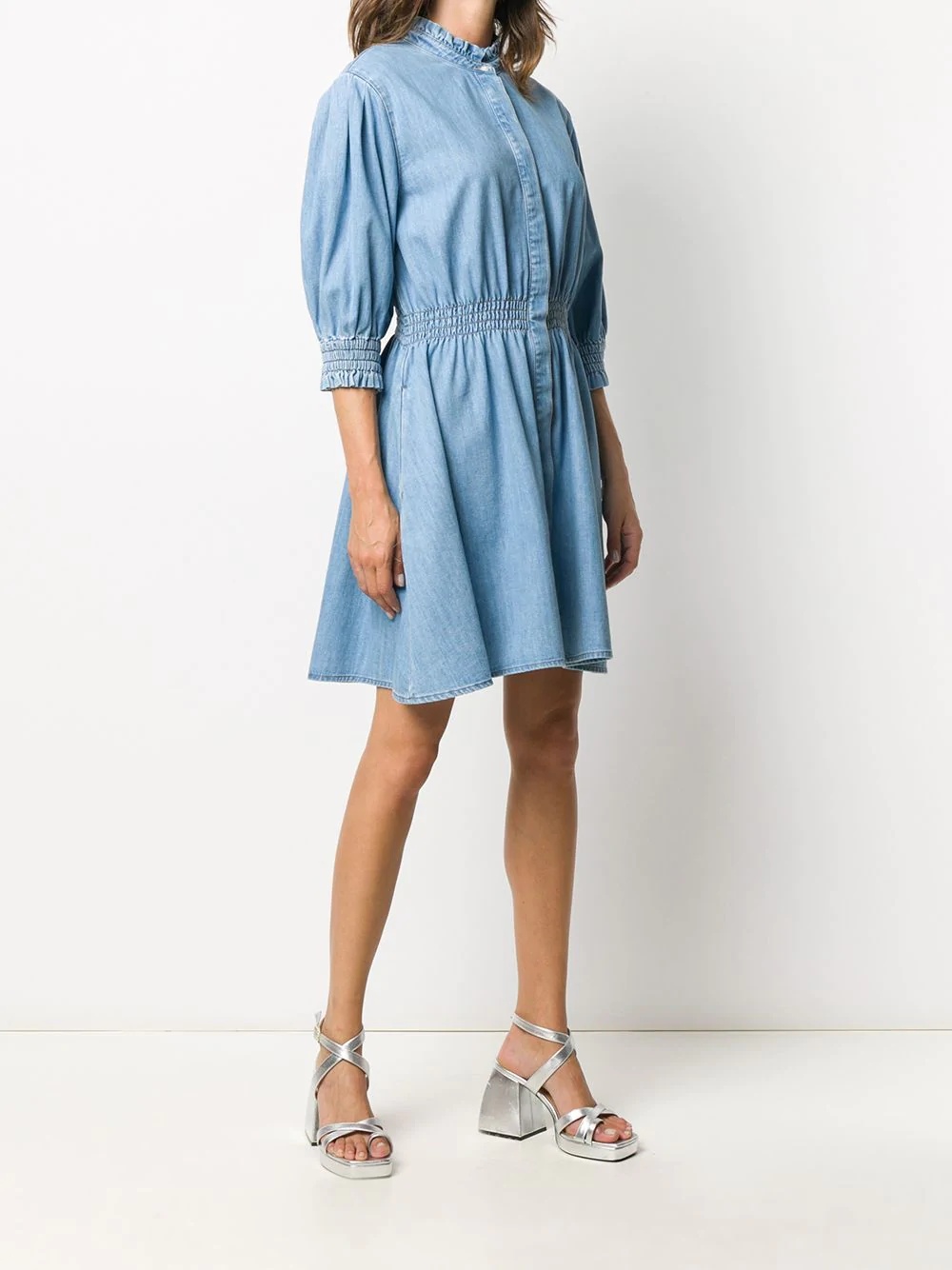 denim shirt dress - 3