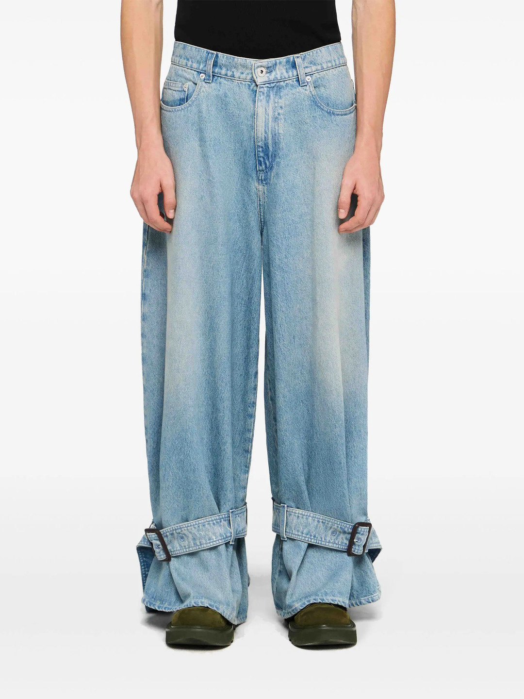 Buckled Cuff Jeans - 3