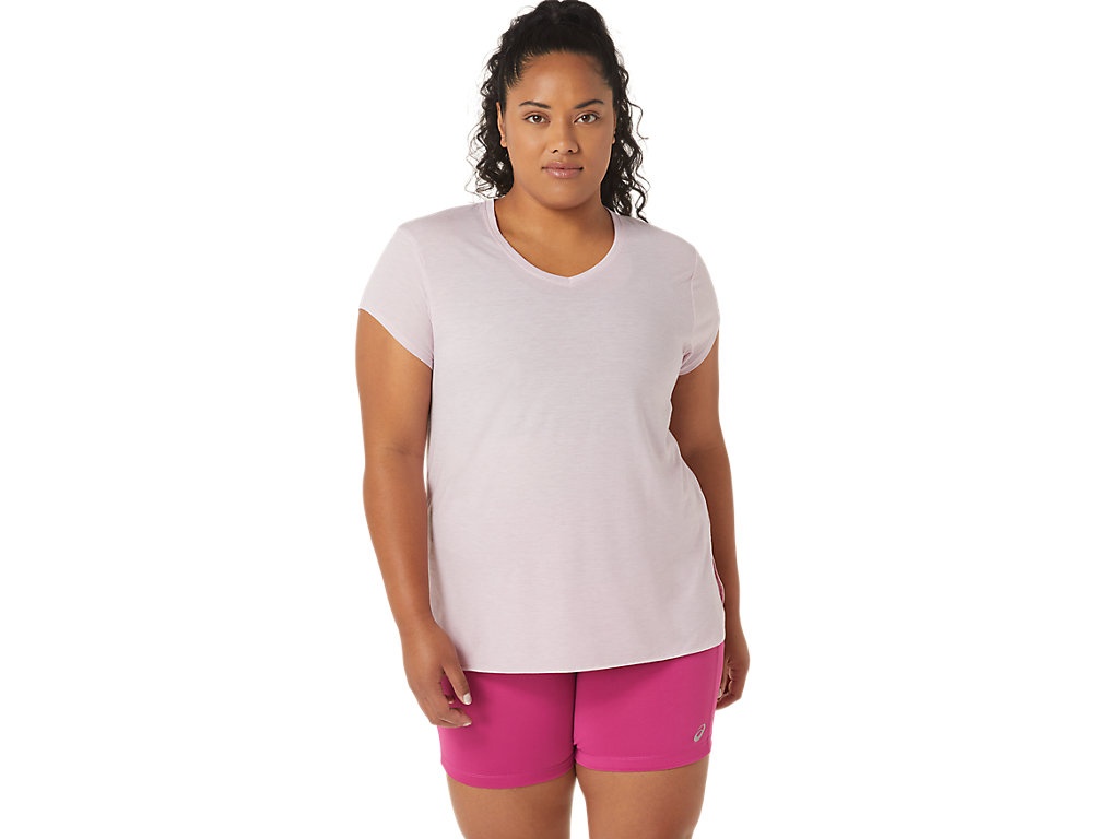 WOMEN'S HEATHER VNECK TOP - 1
