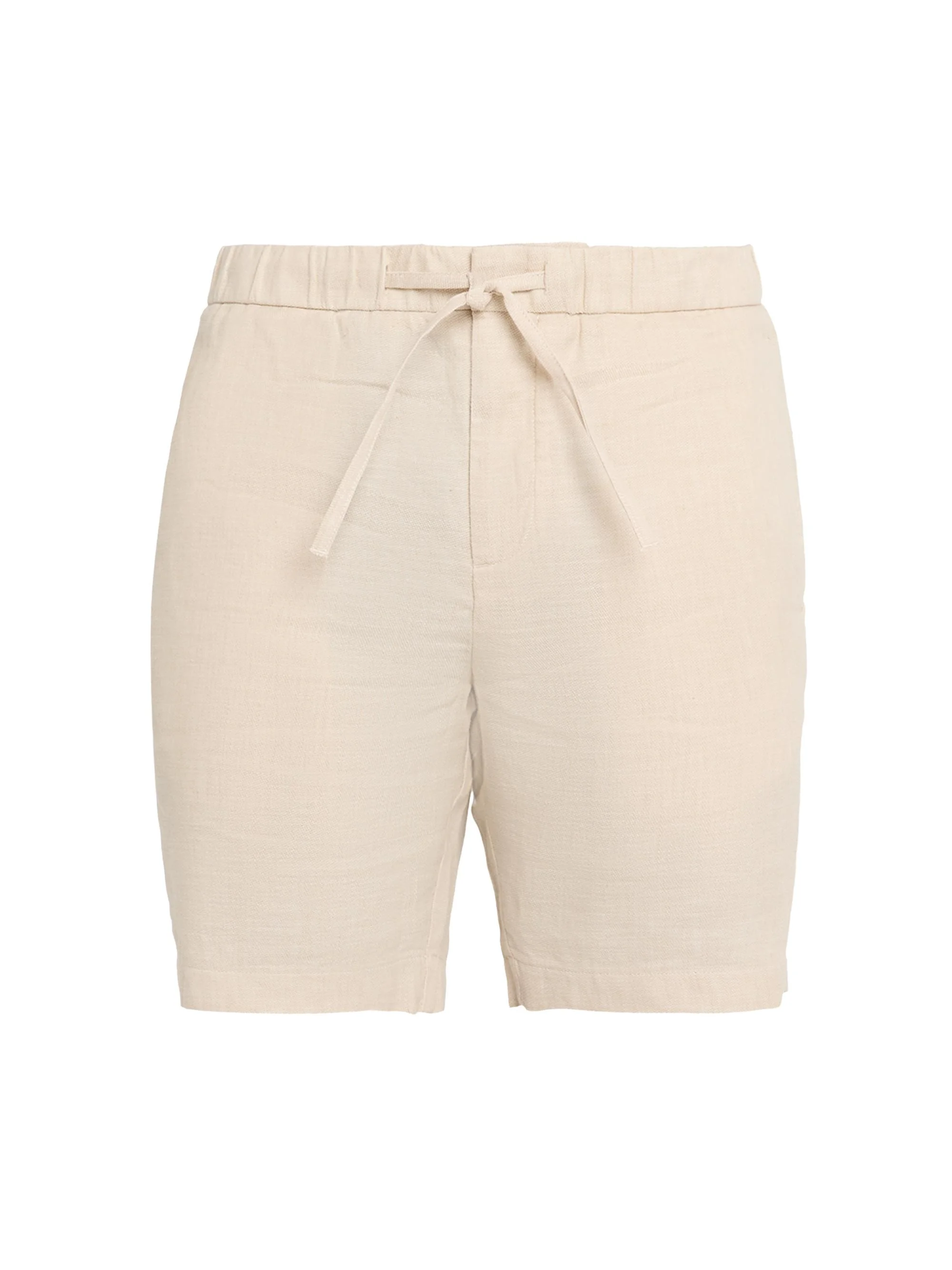 Men's Felipe Linen Drawstring Shorts - Sand - 1