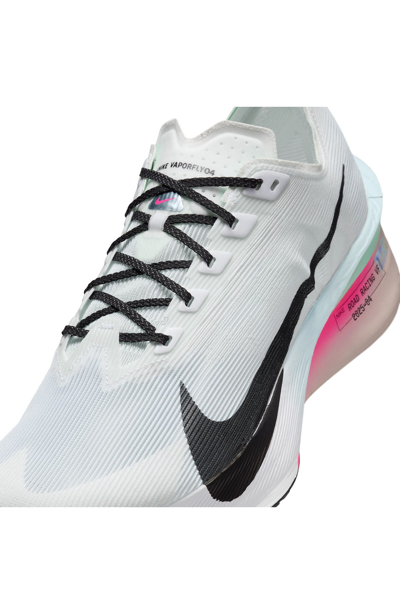 Nike ZoomX Vaporfly Next 4 Racing Shoe in White/Hyper Pink at Nordstrom - 8
