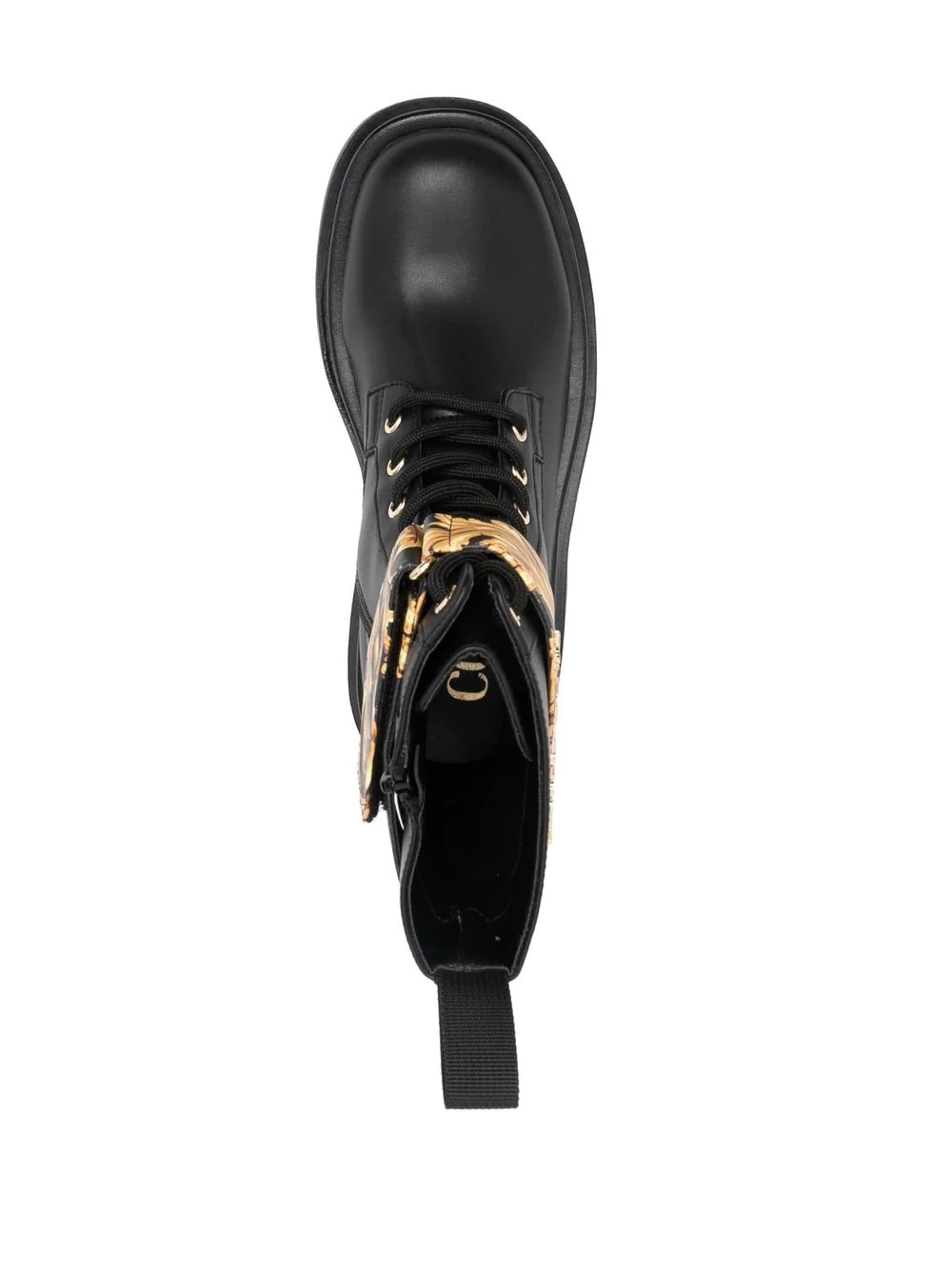 Baroque-print ankle boots - 4