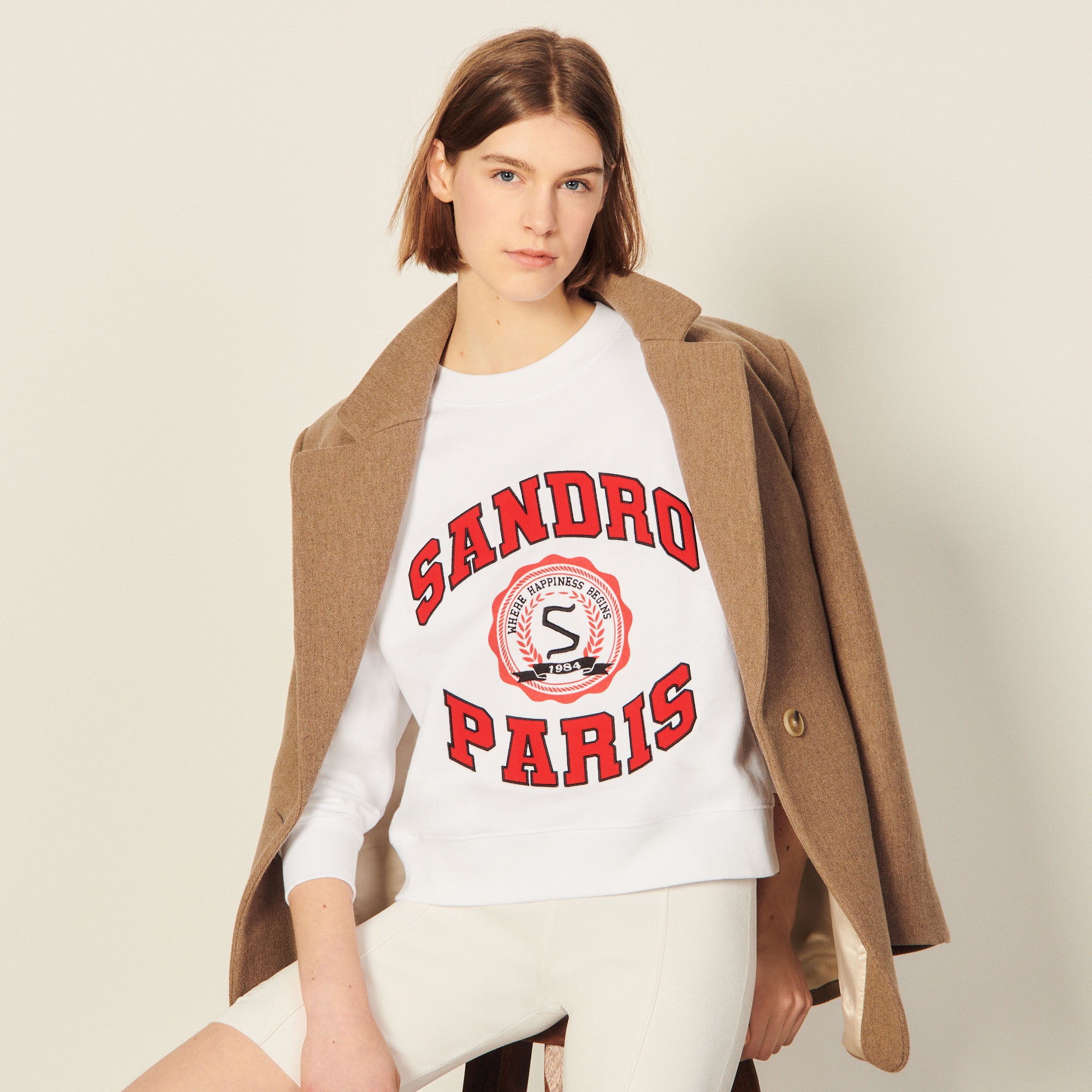 Printed organic cotton sweatshirt - 2