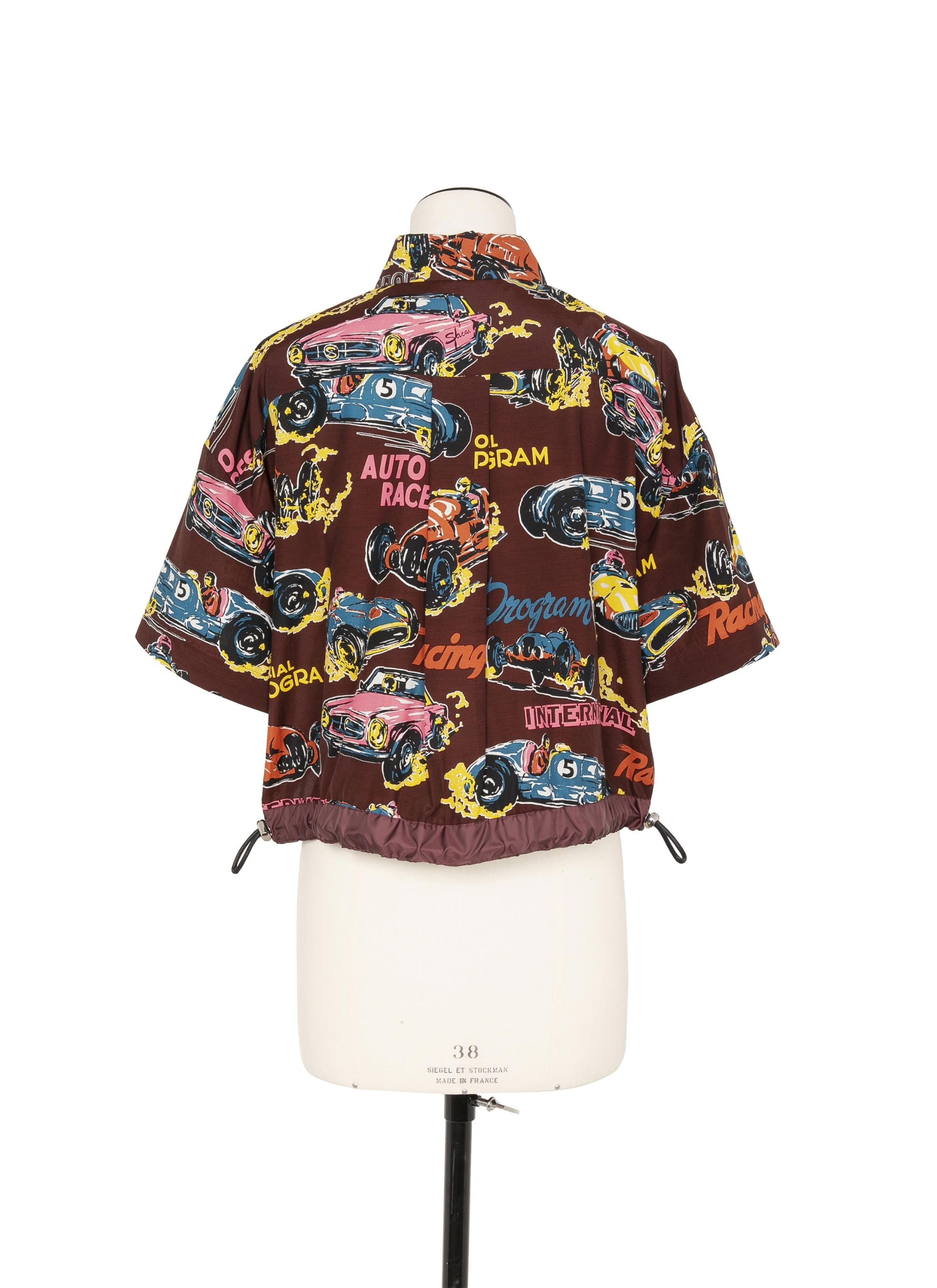 国内より1WEEK【sacai】Car Race / Tropical Print T-Shirt Sacai: Men's Car Race Tropical Shirt (Ivory) | DSMNY E-SHOP