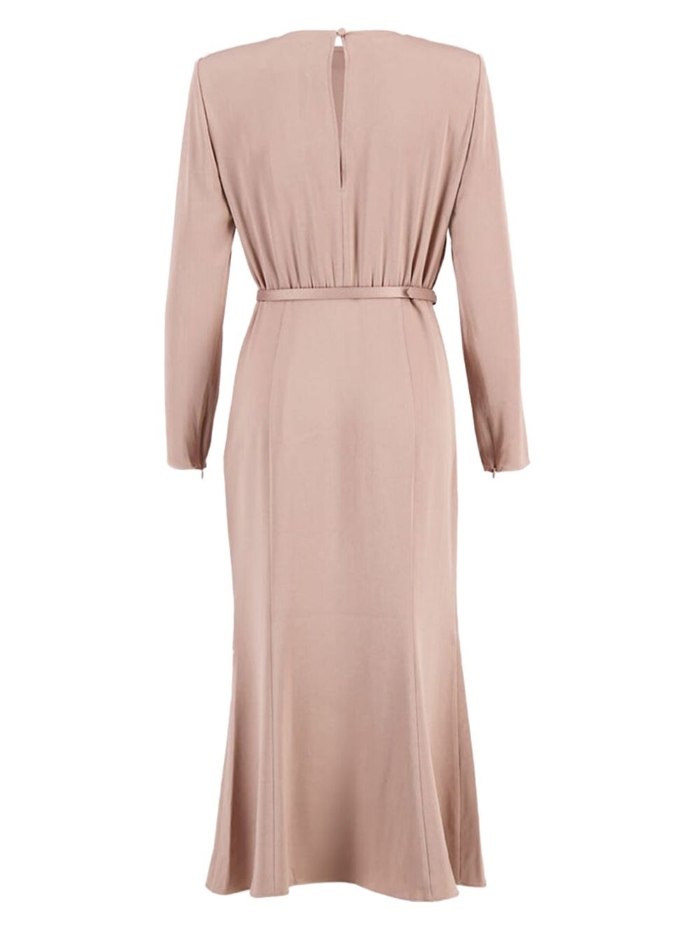 cowl-neck midi dress - 5