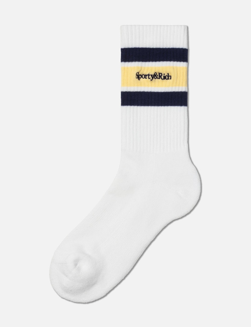 Sporty & Rich SERIF LOGO SOCKS outlook