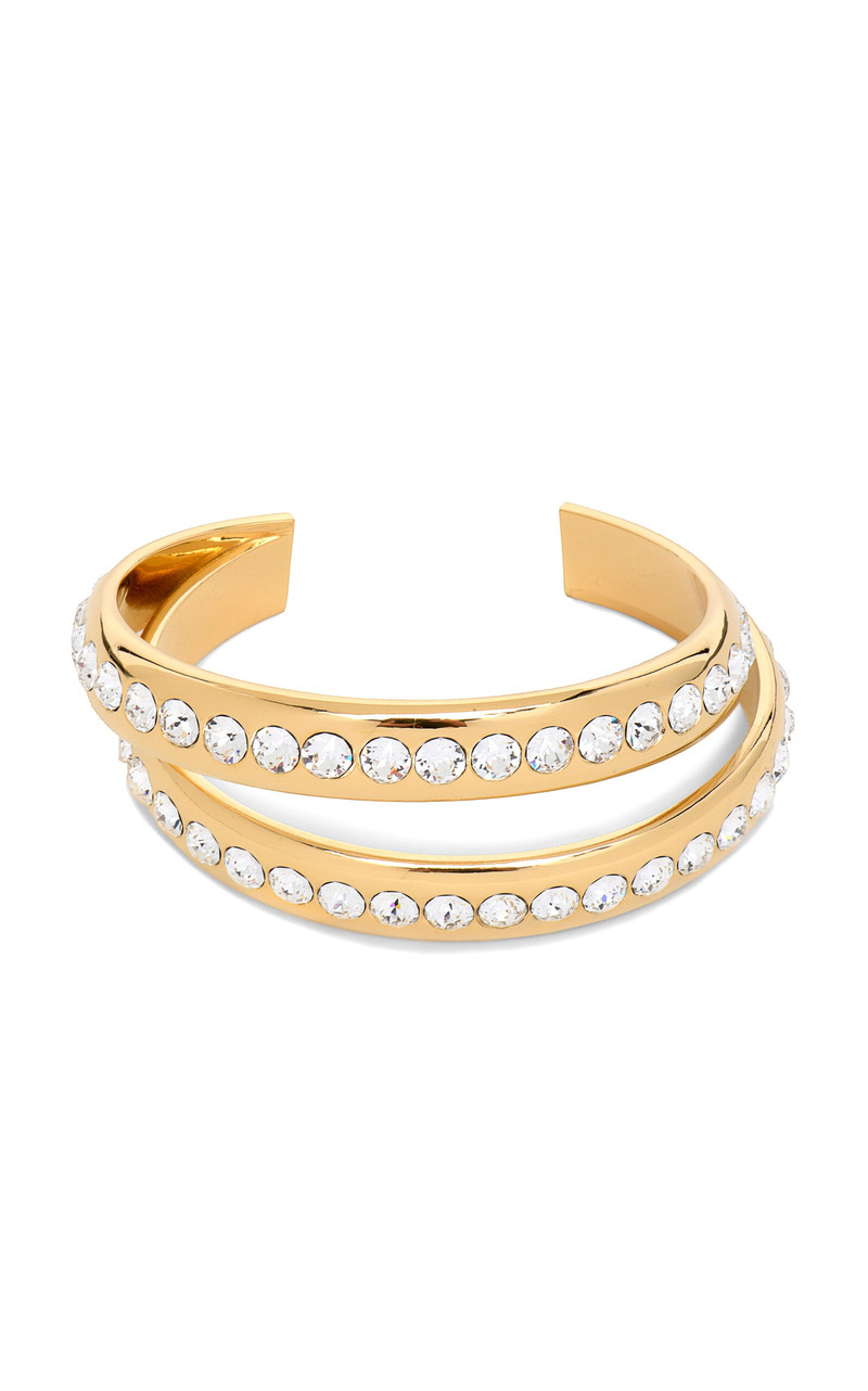 Jahleel Crystal-Embellished Gold-Tone Cuff gold - 1