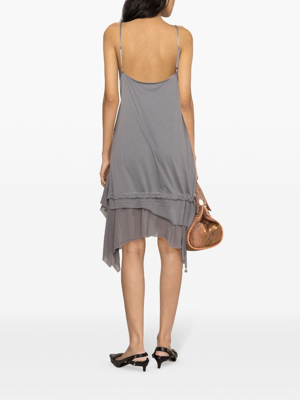 D-Uchi asymmetric midi dress - 4