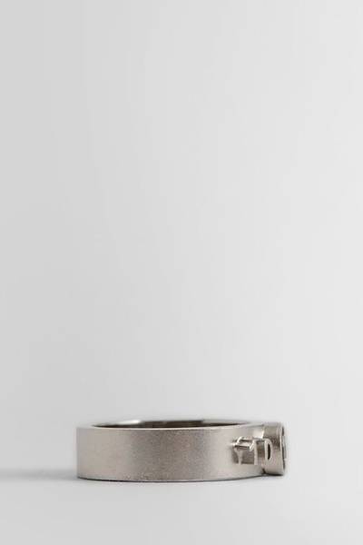 Maison Margiela Maison margiela men's silver numbers logo ring outlook