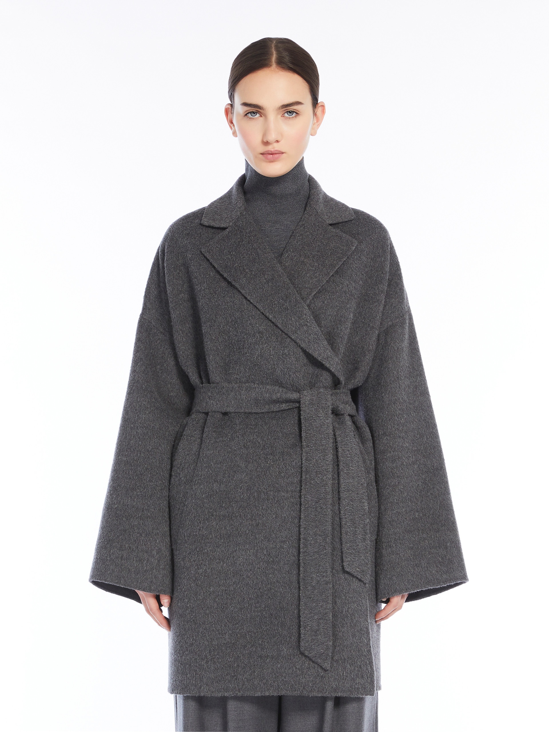 NELLA Oversized wool and alpaca coat - 3
