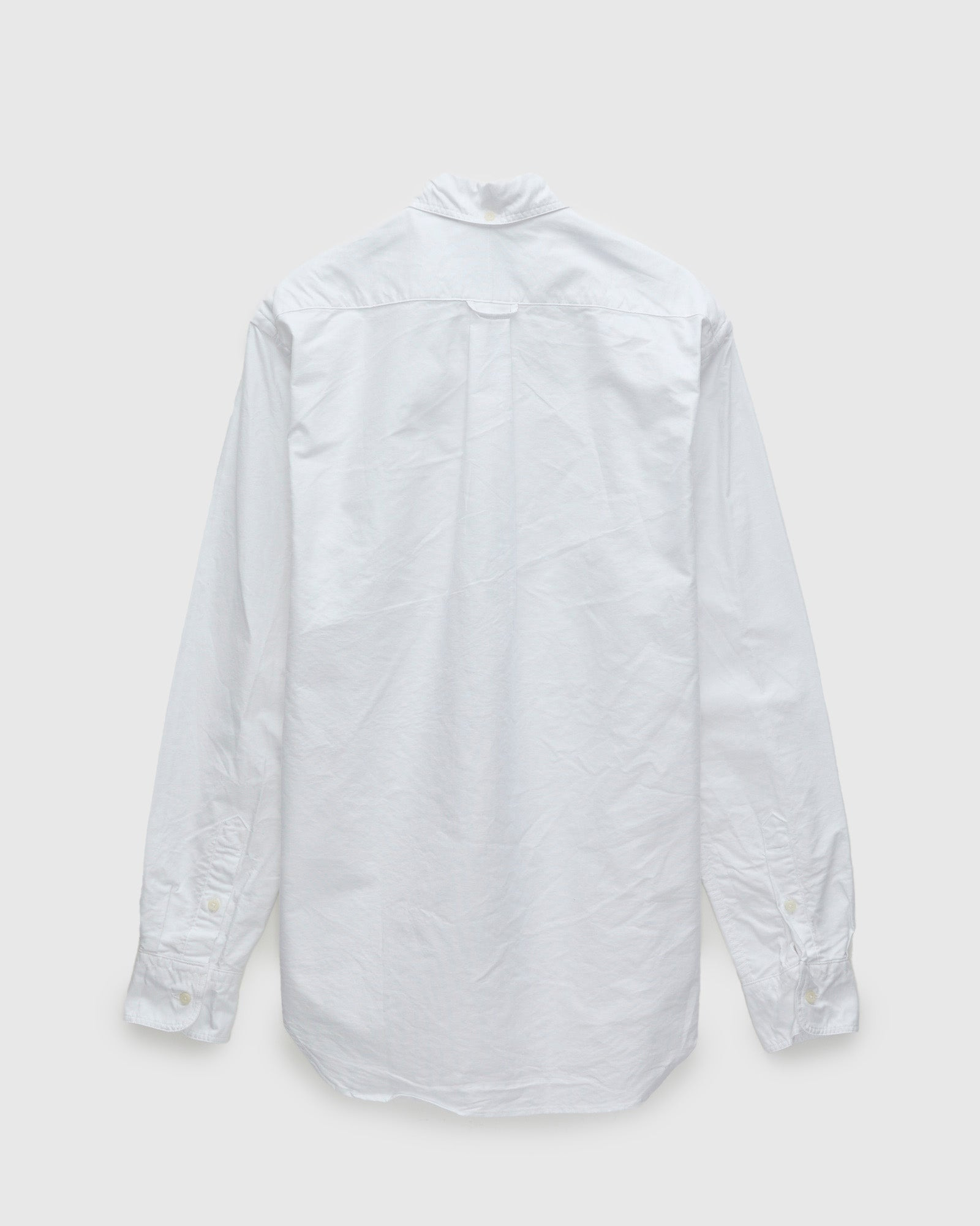 Classic Oxford Button-Down Shirt in White - 3