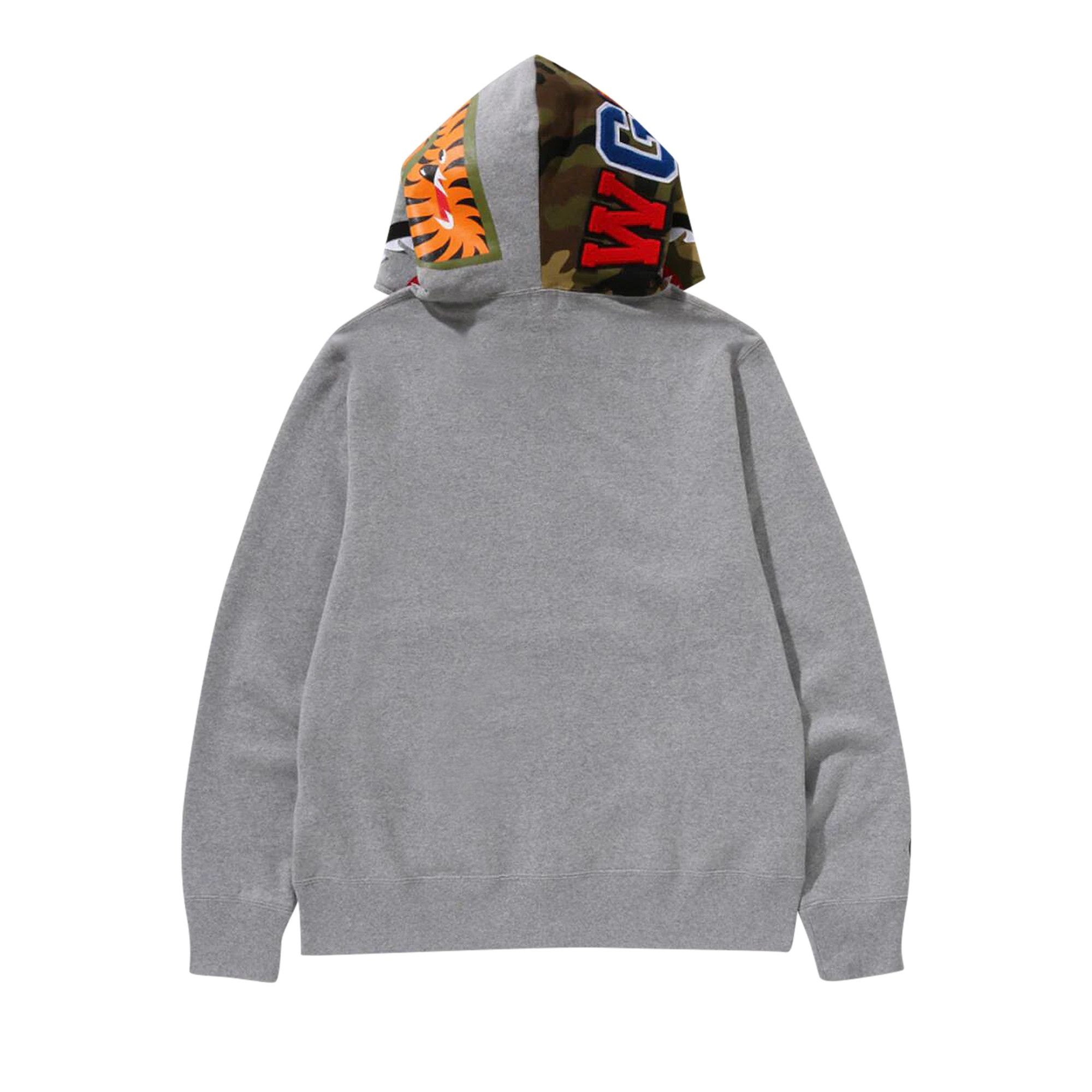 BAPE 1st Shark Full Zip Hoodie 'Grey' - 2