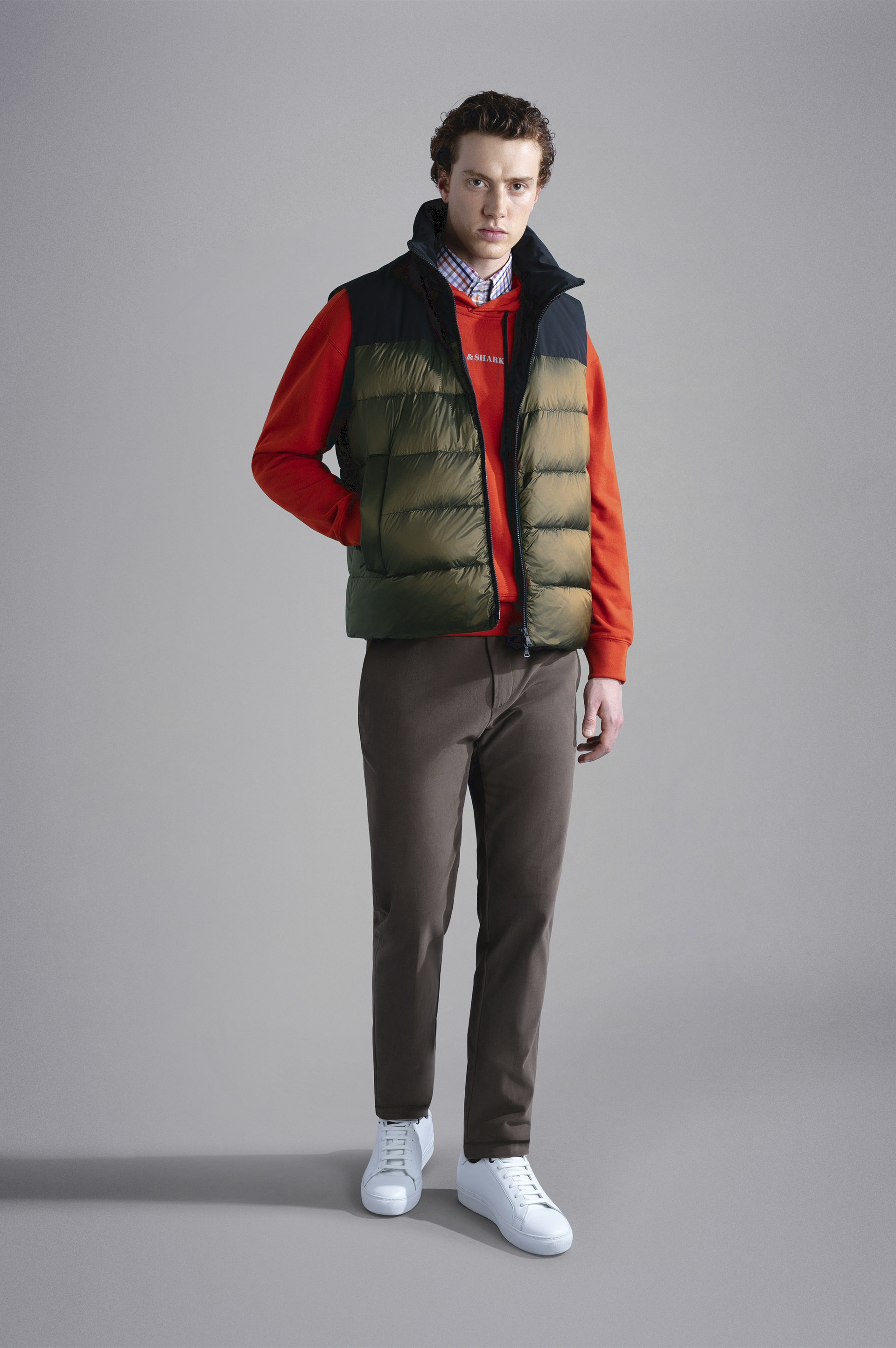 COLOR BLOCK QUILTED VEST - 2