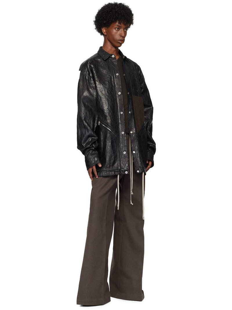 Rick Owens Brown Porterville Wide Bela Trousers outlook