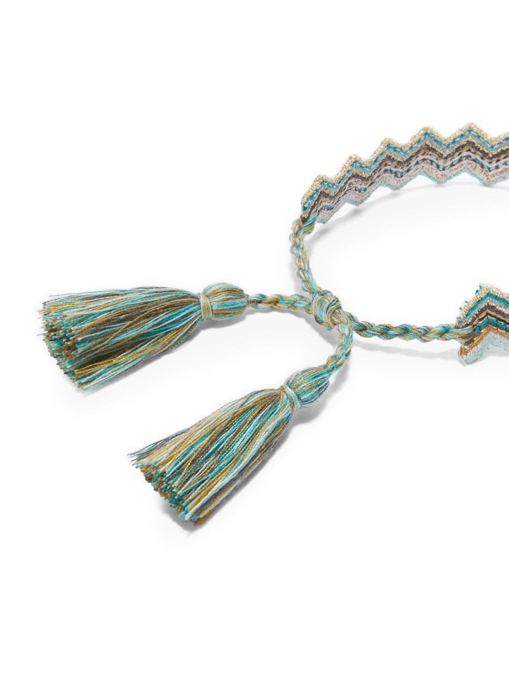 zigzag tasselled bracelet - 3