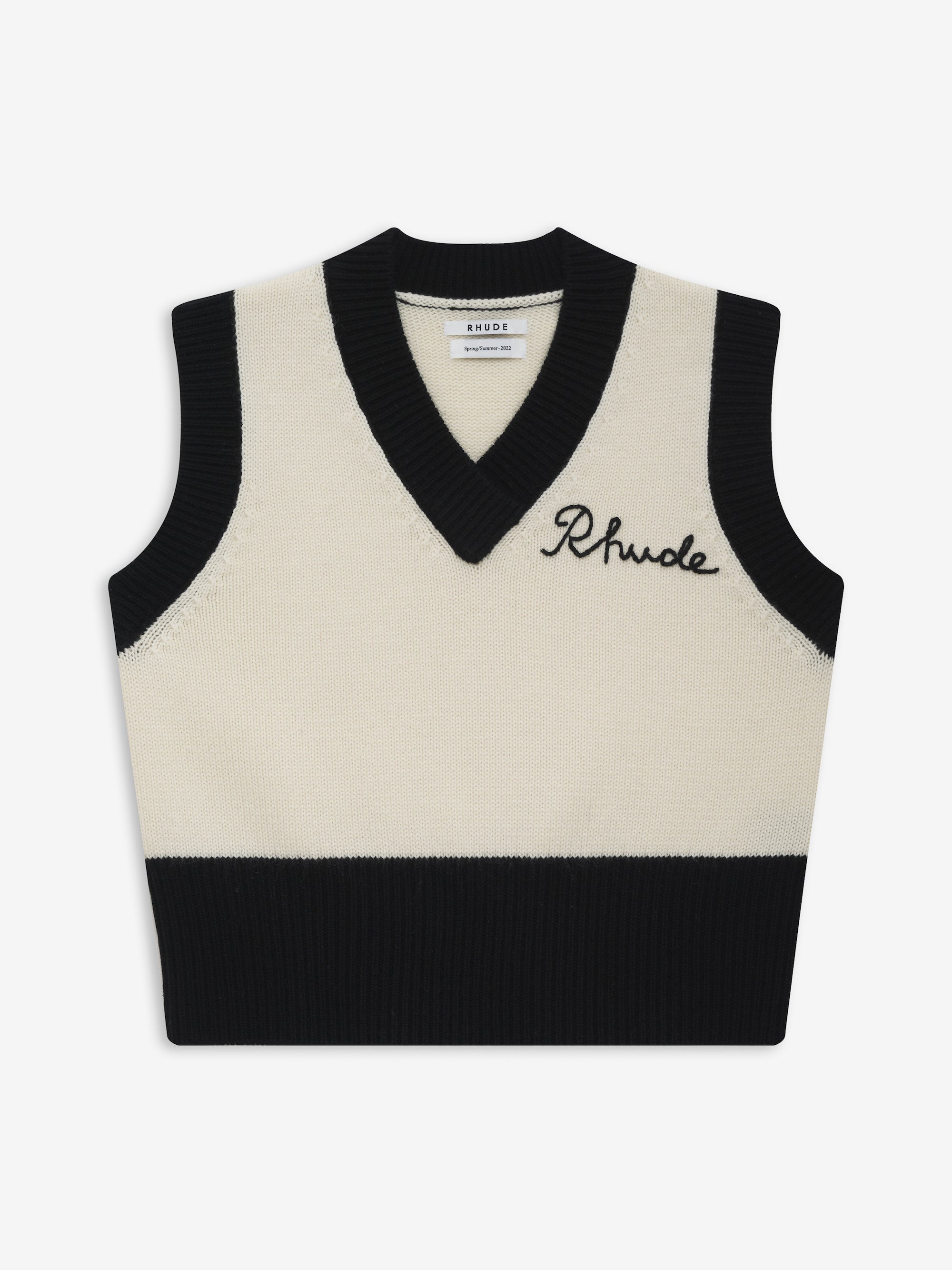 SCRIPT LOGO CROPPED VEST - 1