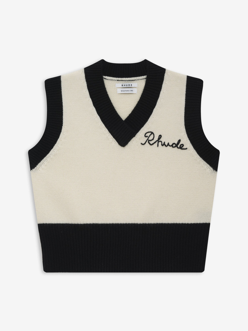 SCRIPT LOGO CROPPED VEST 1