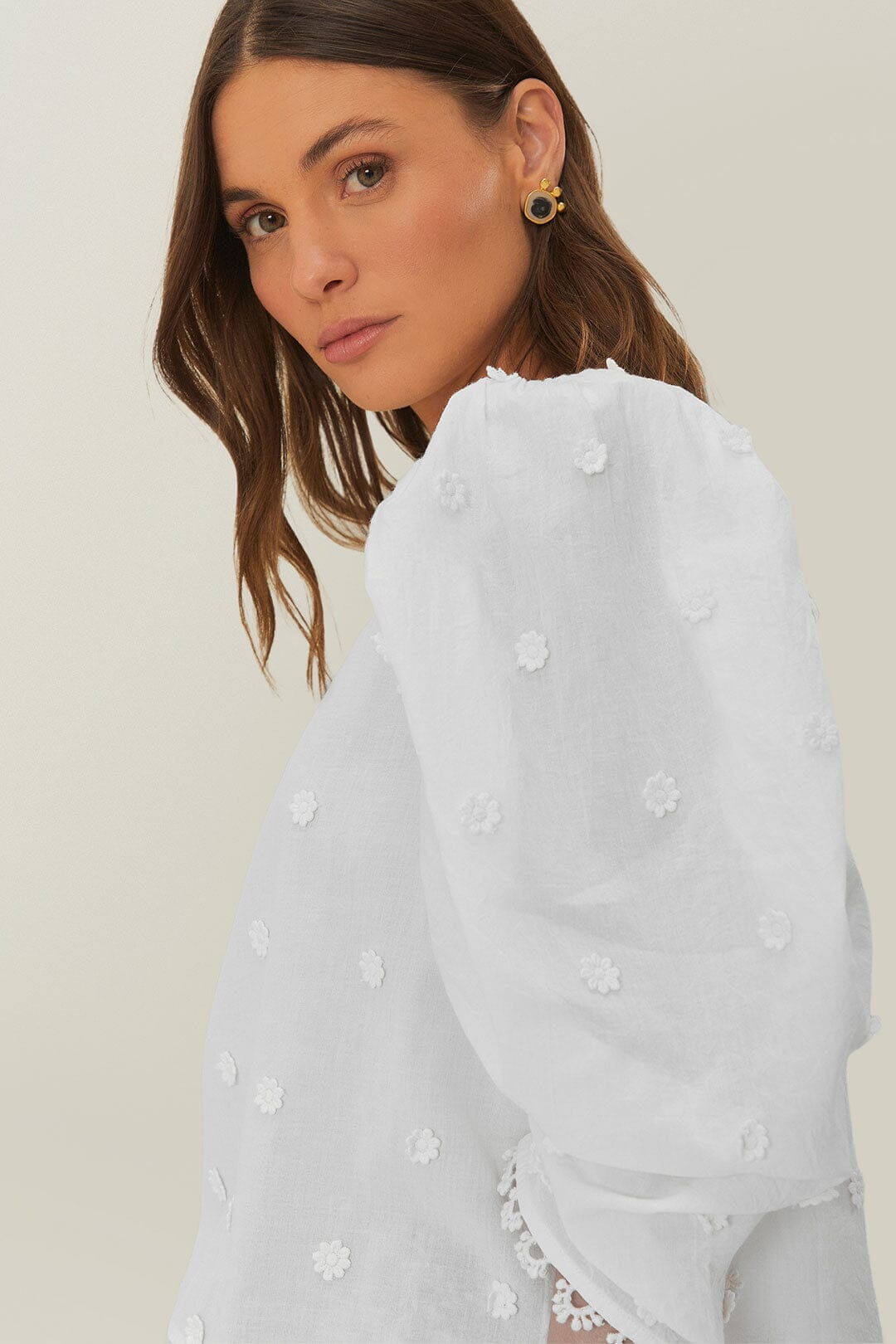 Off-White 3D Flowers Blouse - 4