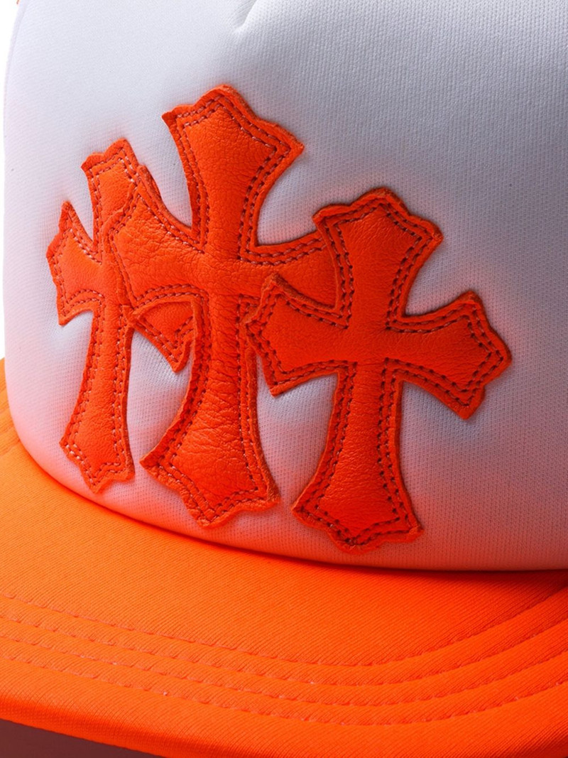 Chrome Hearts Cemetery cross-patch trucker hat outlook