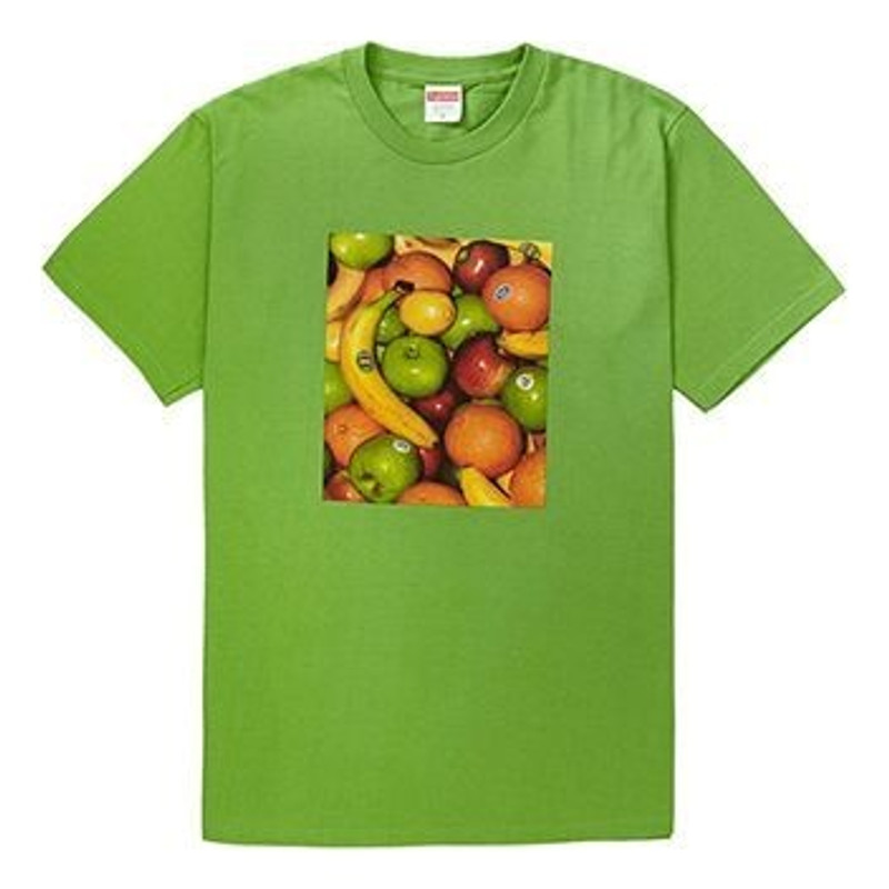 Supreme SS19 Fruit Tee Green Printing Short Sleeve Unisex SUP-SS19-248 - 1