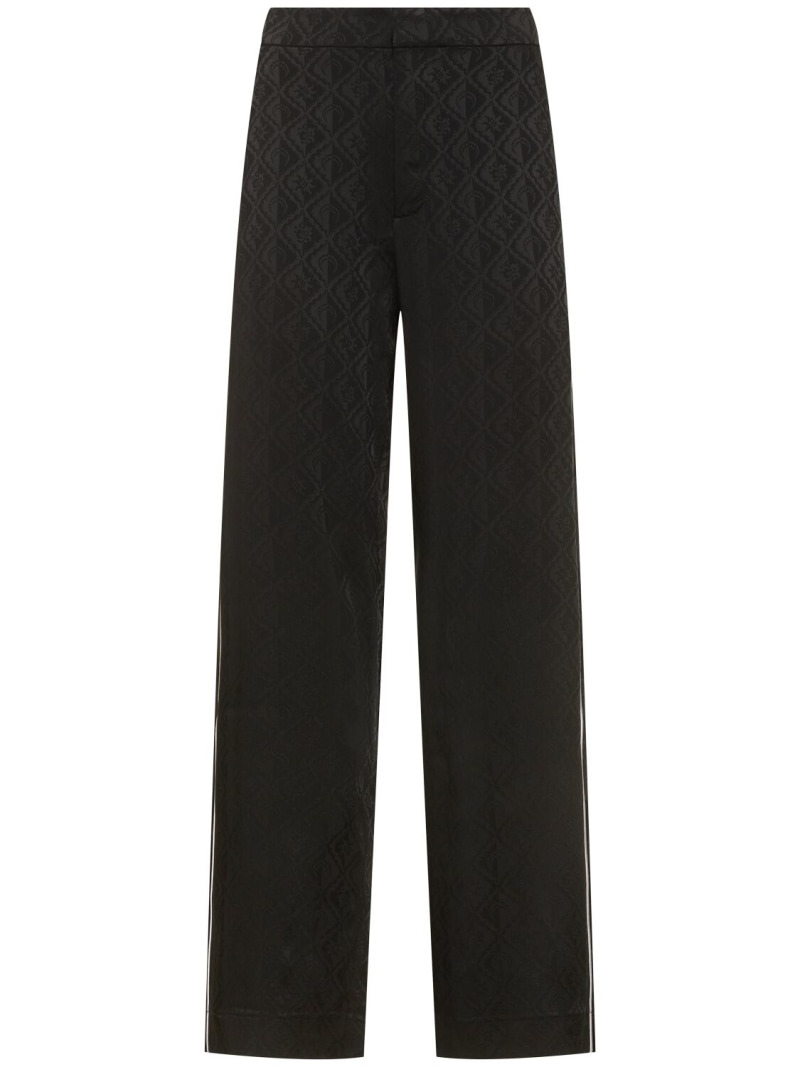 Jacquard fluid pants - 1