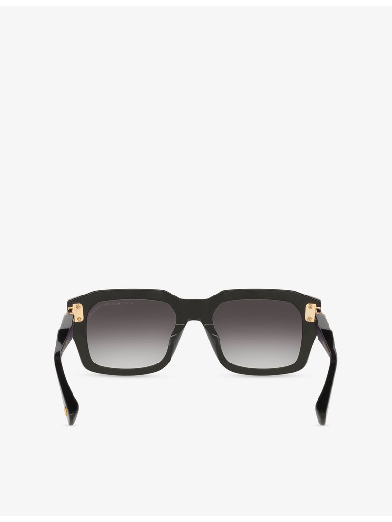 D4000475 Grandmaster-Nine Rectangular-Frame Acetate Sunglasses 4