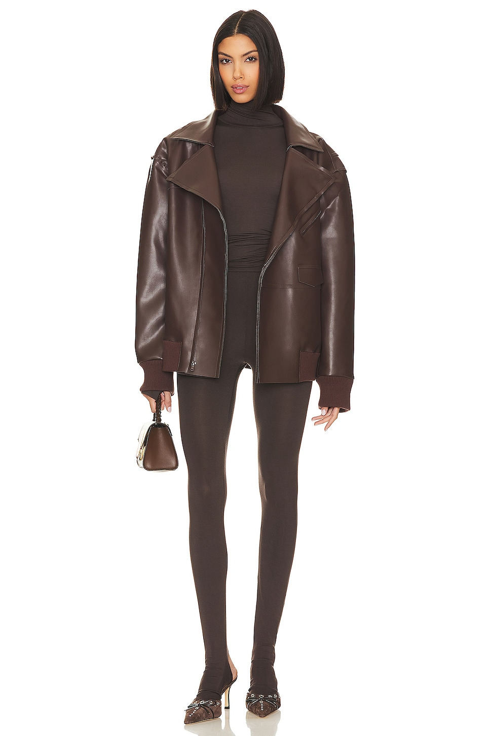 Oversized Moto Jacket - 5