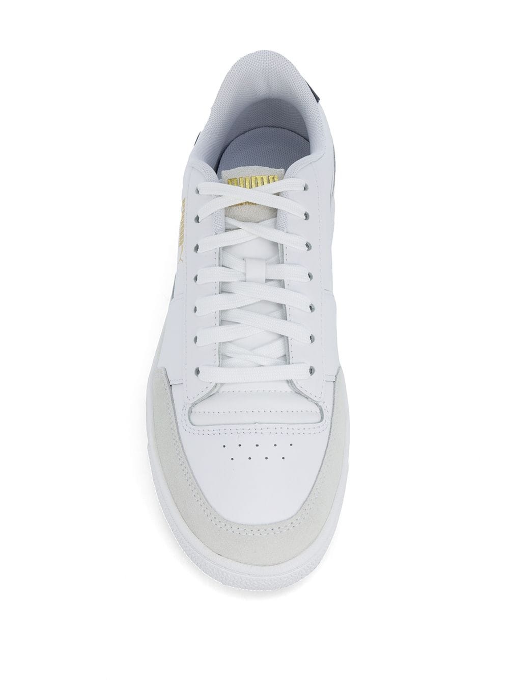 low-top lace-up trainers - 4