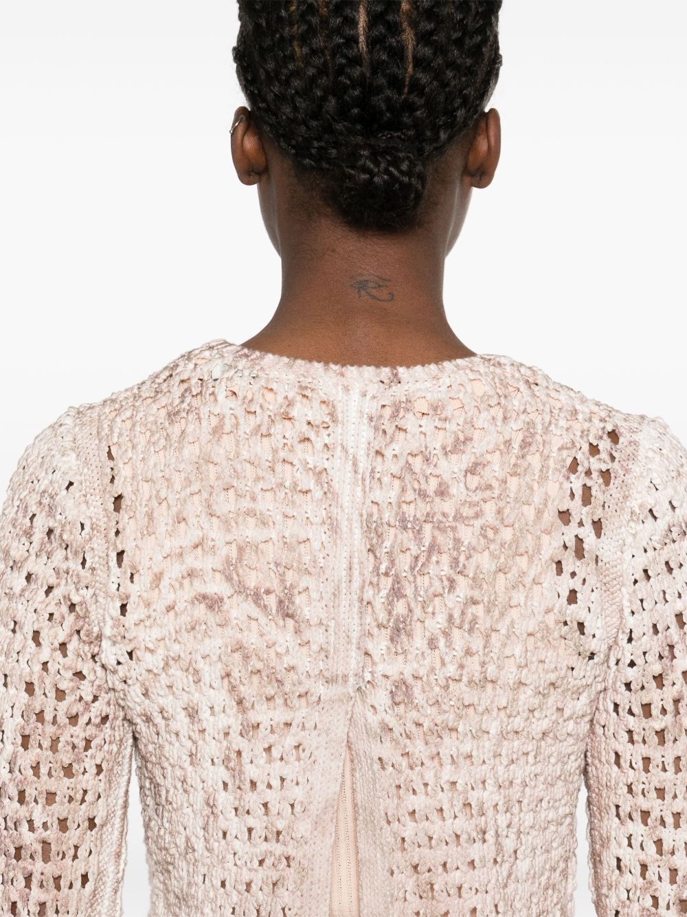 open-knit sweater - 5