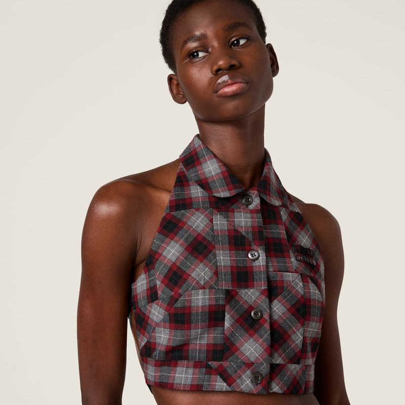 Tartan patchwork top 5