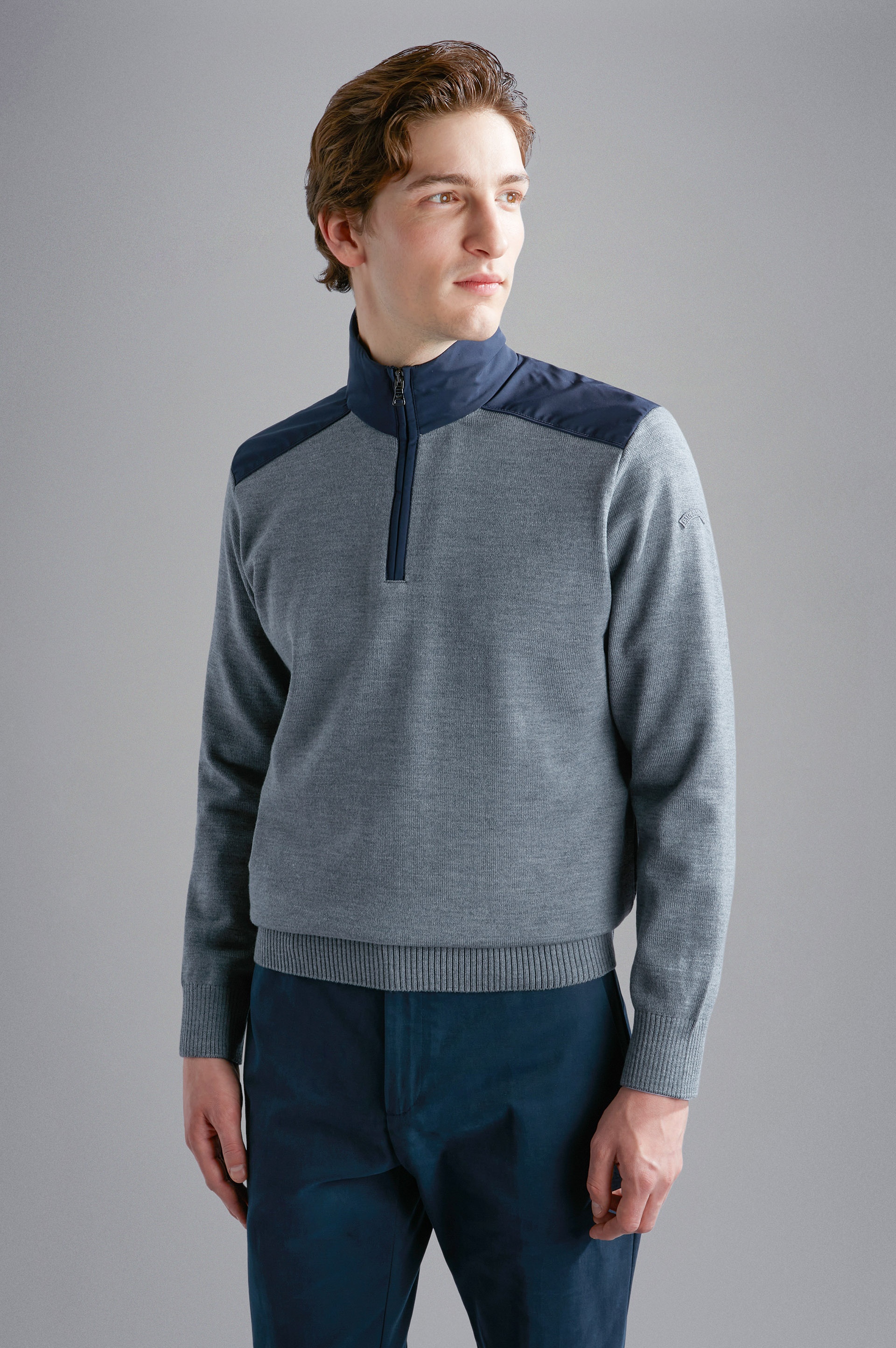 WOOL SWEATER WITH TYPHOON® INSERT - 6