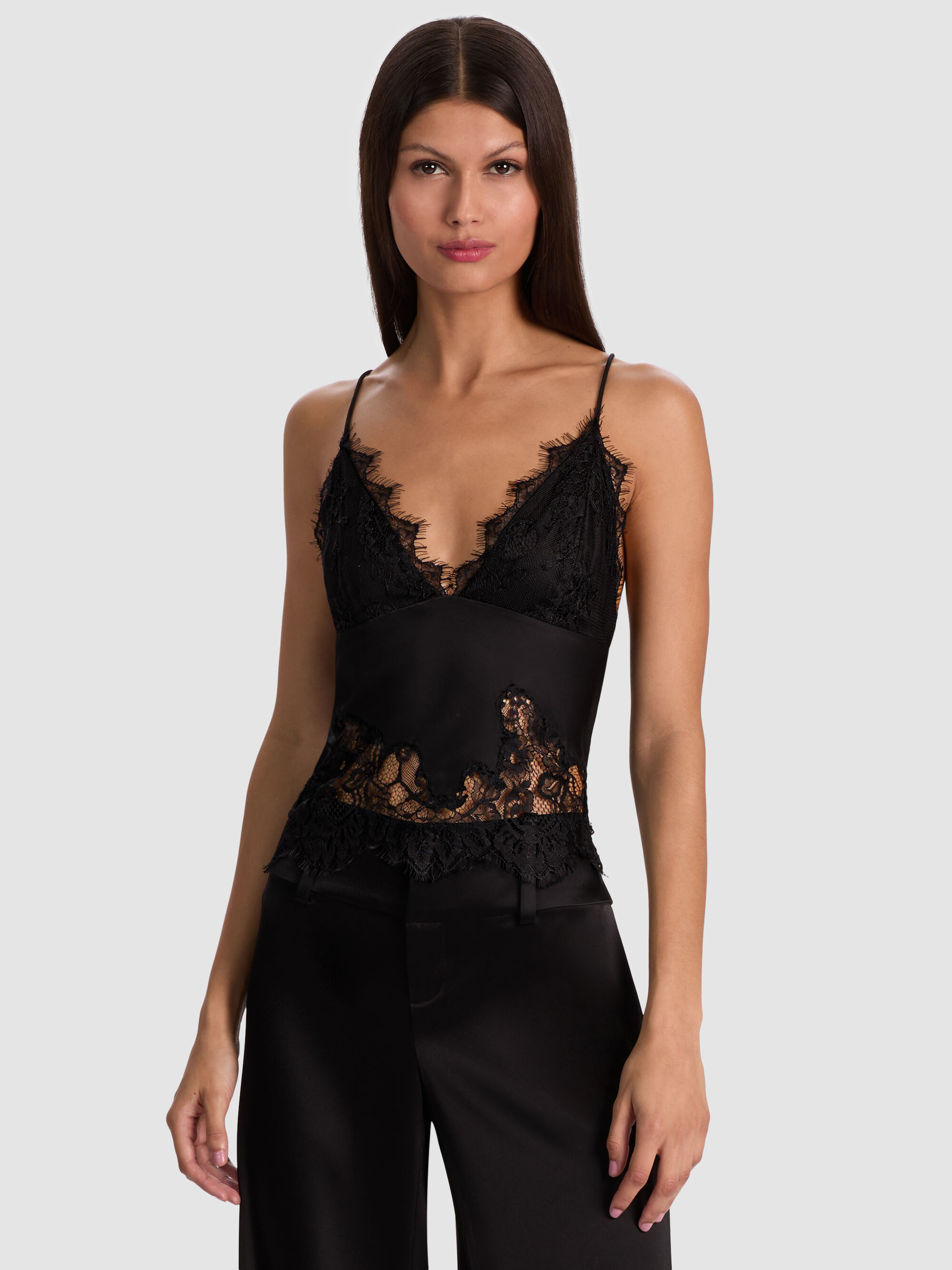 CLAUDIA LACE SLIP TOP - 2