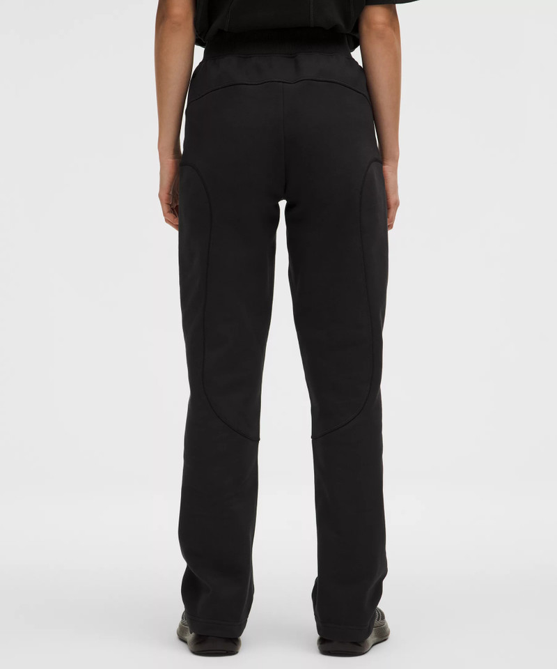Cotton Fleece Mid-Rise Straight-Leg Pant *SLNSH Collection 3