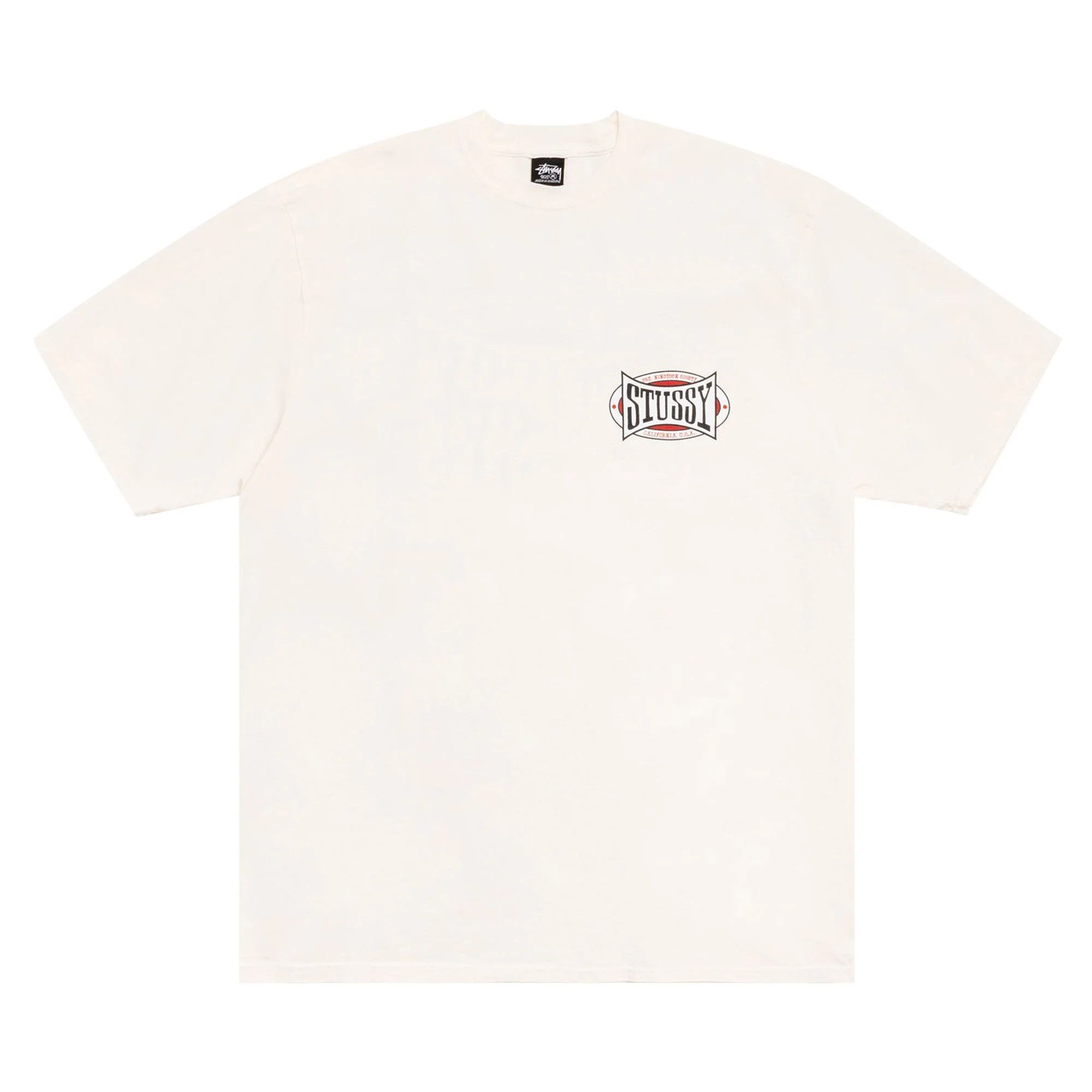 Stussy Champion Oval Tee Pigment Dyed 'Natural' - 1