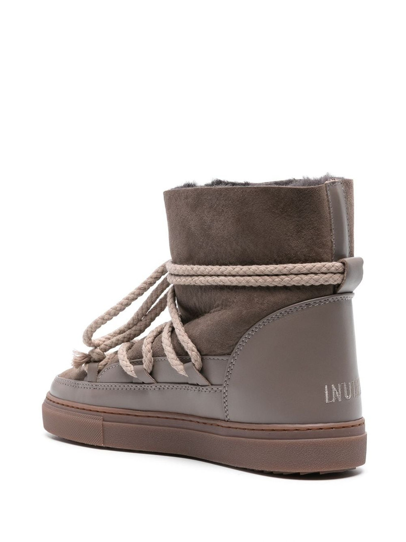 INUIKII Classic suede lace-up boots outlook