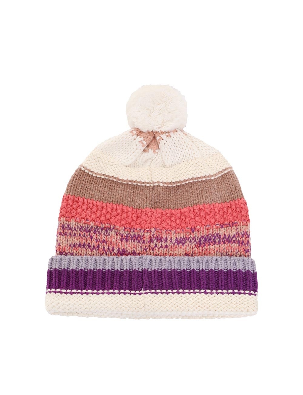 COSMIC STRIPE CROCHET BEANIE - 3