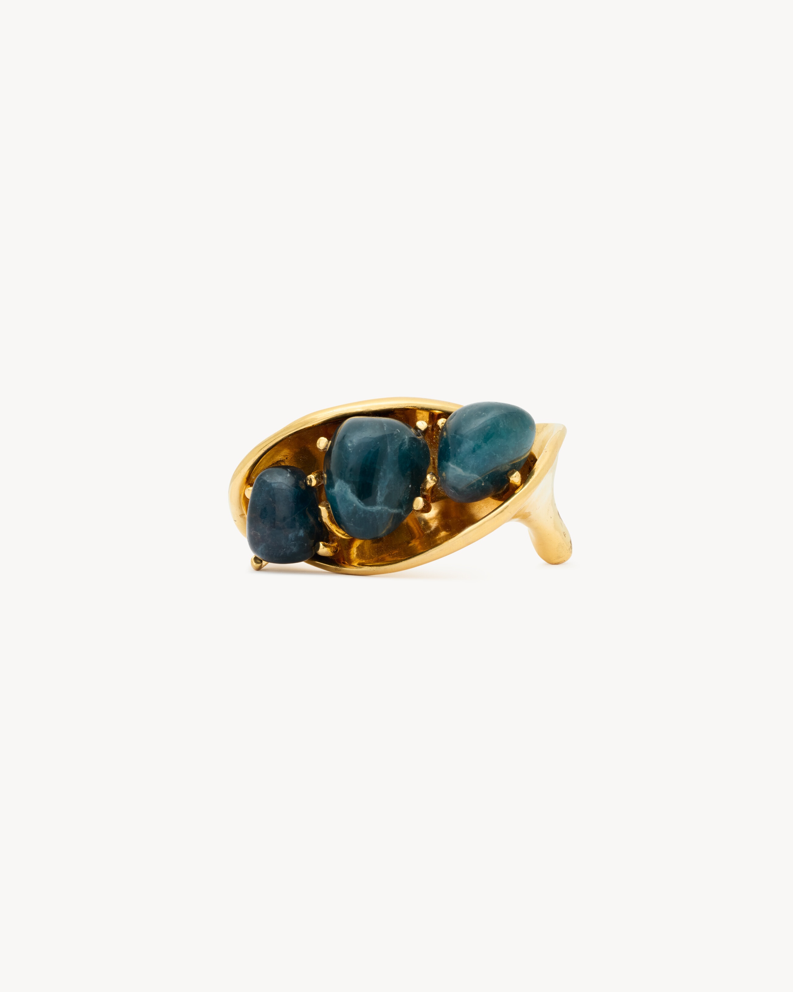 TWIST CUFF IN APATITE AND METAL - 4